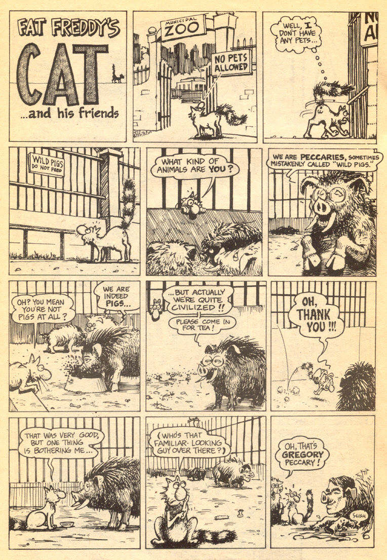 Read online Adventures of Fat Freddy's Cat comic -  Issue #2 - 28