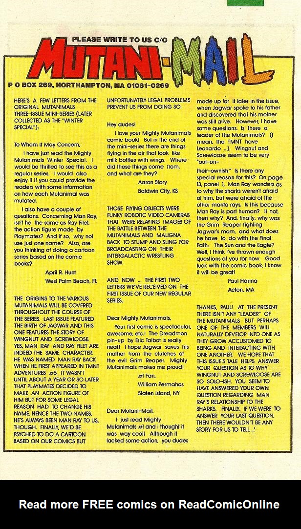 Read online Mighty Mutanimals (1992) comic -  Issue #2 - 28