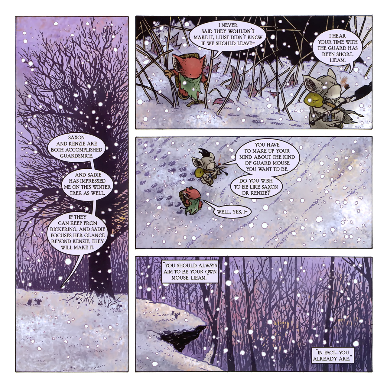 Read online Mouse Guard: Winter 1152 comic -  Issue #2 - 13