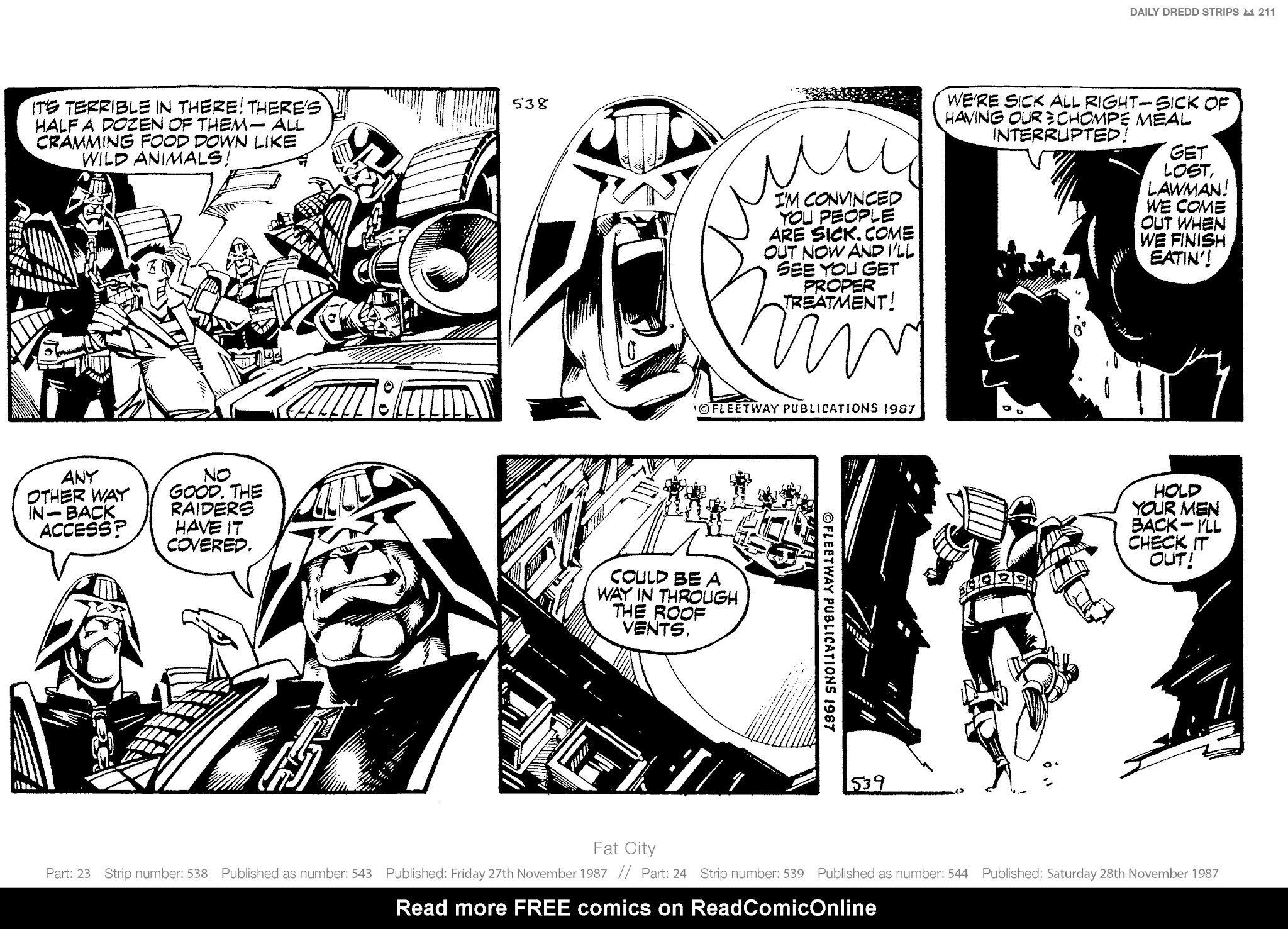 Read online Judge Dredd: The Daily Dredds comic -  Issue # TPB 2 - 214
