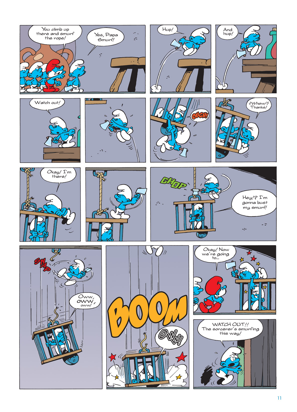 Read online The Smurfs comic -  Issue #9 - 11
