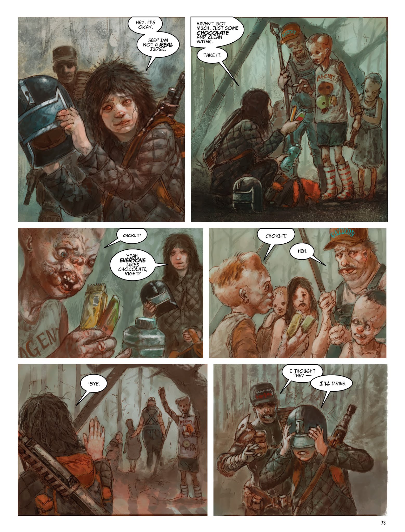 Read online The Dark Judges: The Fall of Deadworld comic -  Issue # TPB - 74