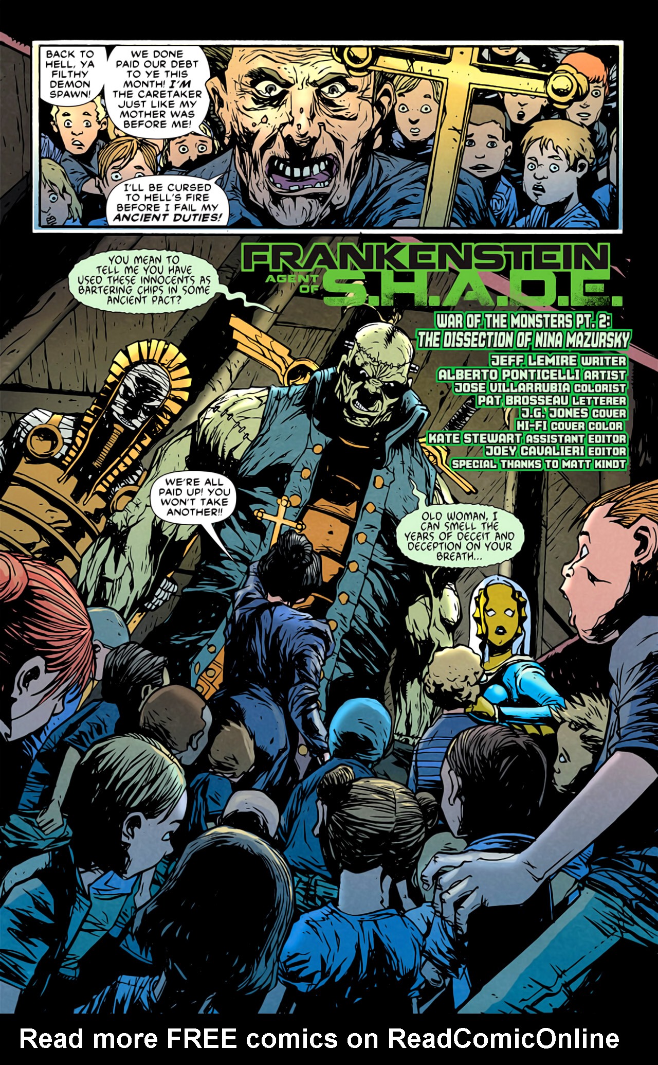Read online Frankenstein, Agent of S.H.A.D.E. comic -  Issue #2 - 2