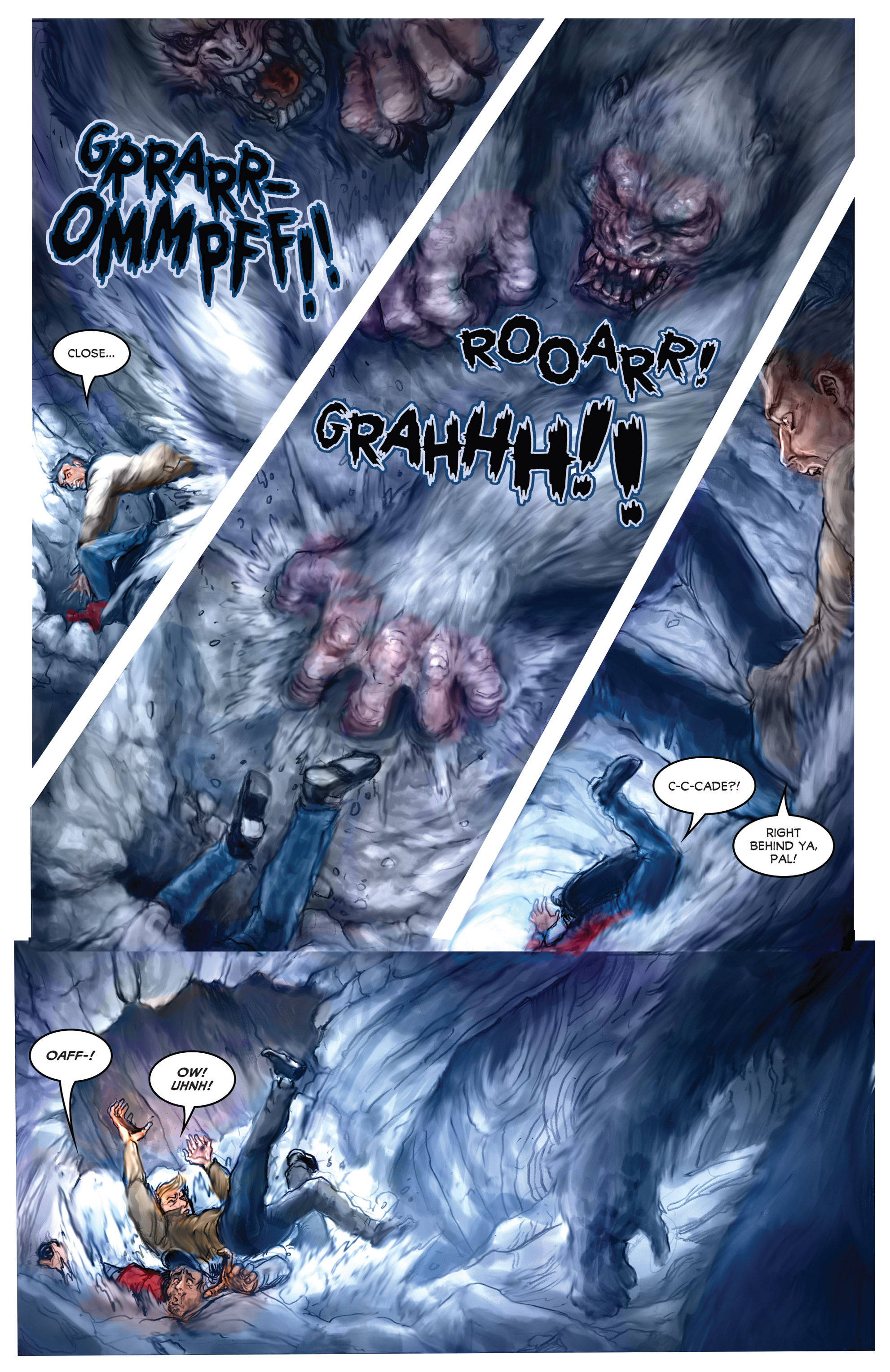 Read online American Mythology Dark: Werewolves vs Dinosaurs comic -  Issue #2 - 5