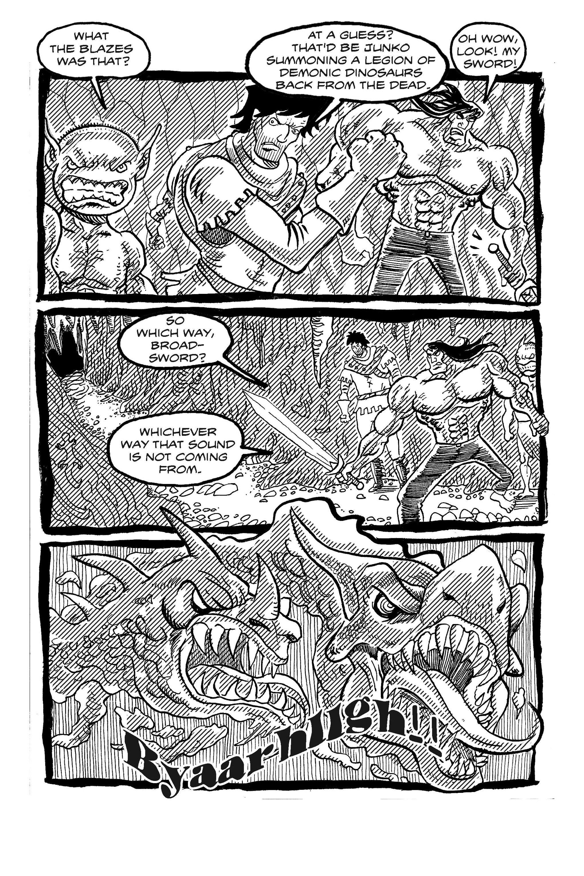 Read online Broadsword, P.I. comic -  Issue #2 - 18