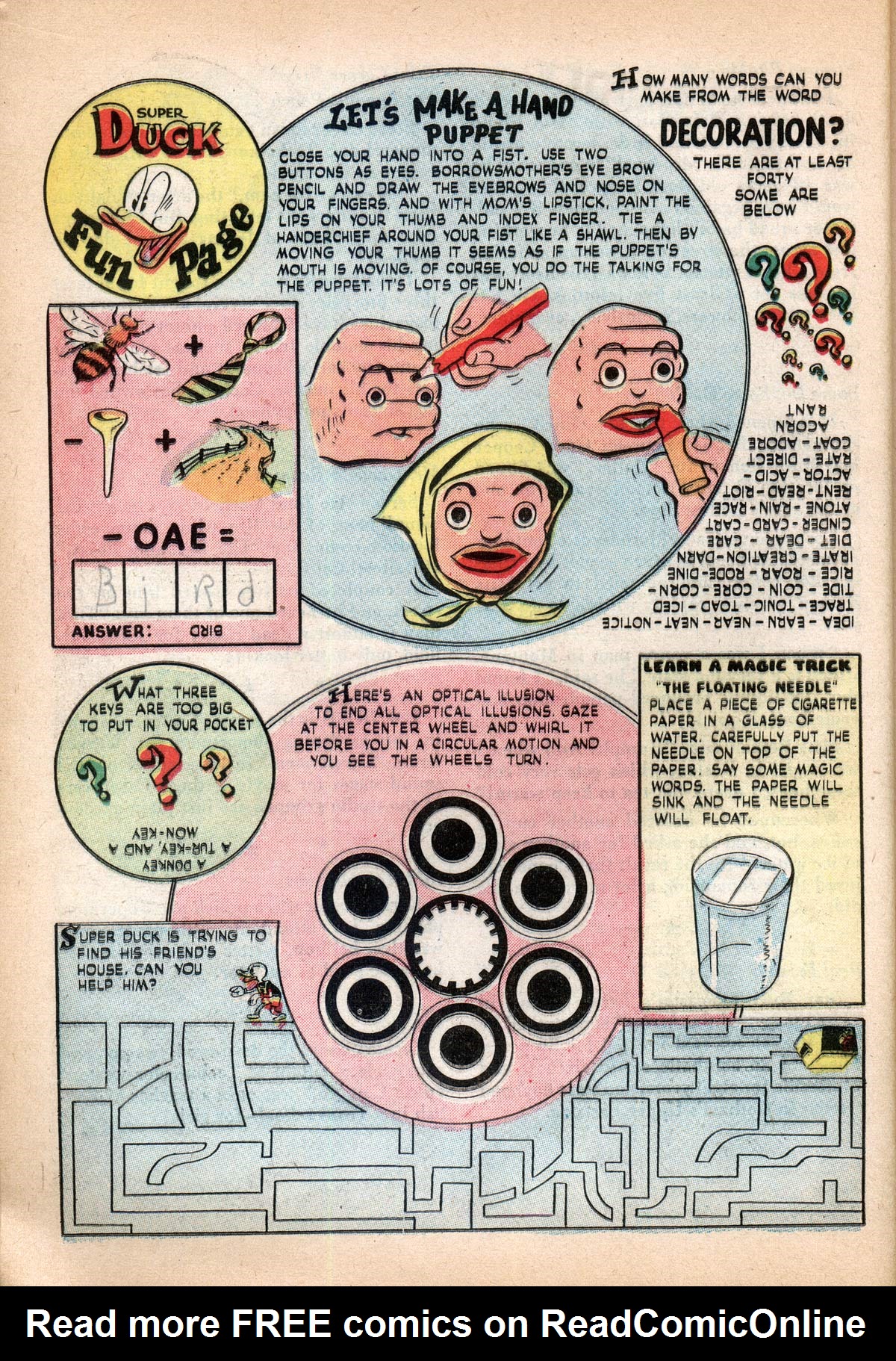 Read online Super Duck Comics comic -  Issue #35 - 36