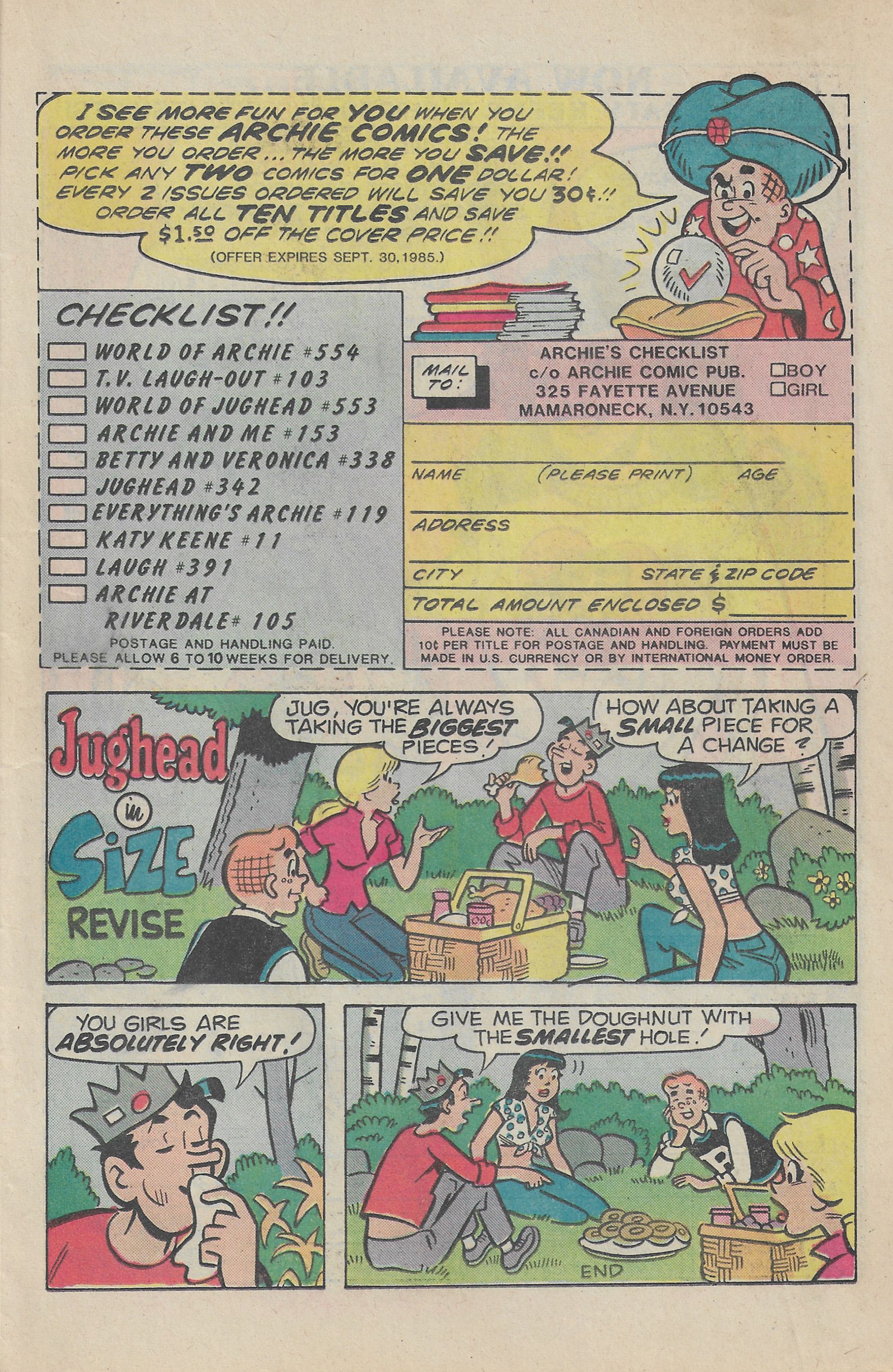 Read online Archie Giant Series Magazine comic -  Issue #552 - 11