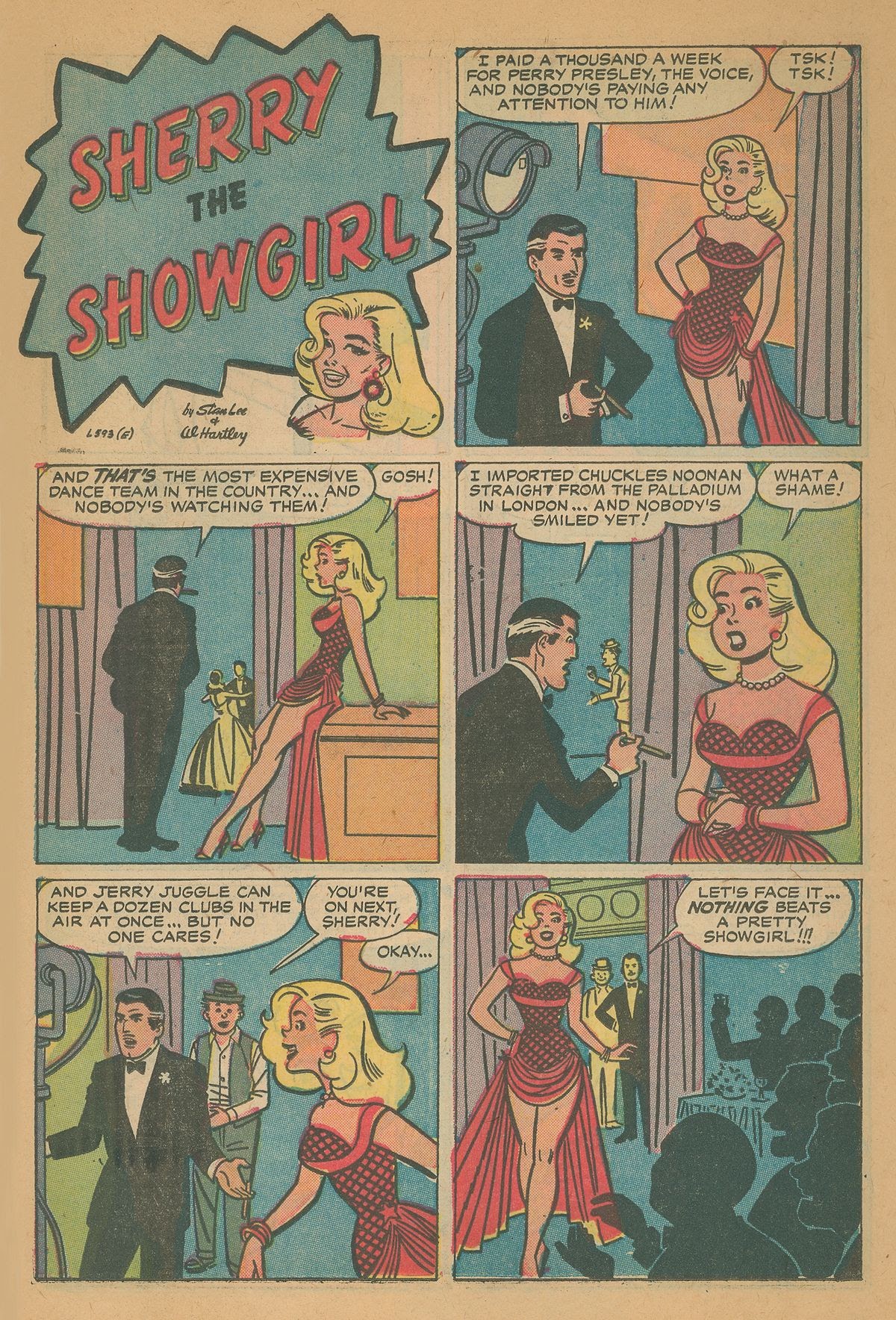 Read online Sherry the Showgirl (1957) comic -  Issue #5 - 26