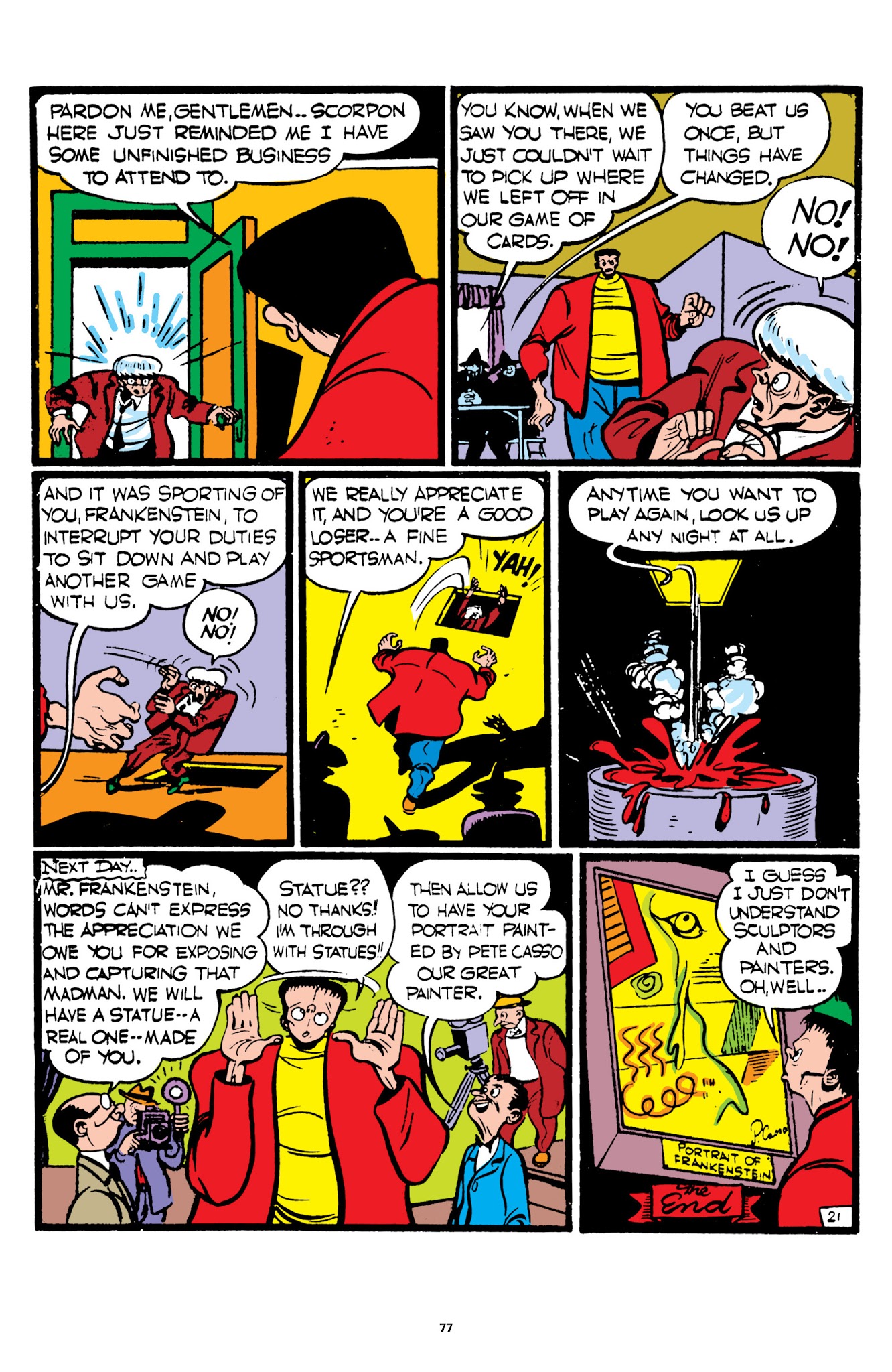 Read online Frankenstein: The Mad Science of Dick Briefer comic -  Issue # TPB - 77