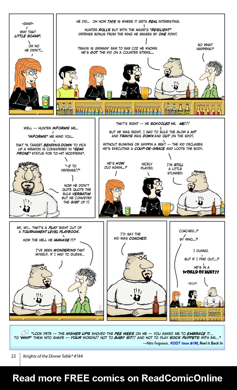 Read online Knights of the Dinner Table comic -  Issue #184 - 24
