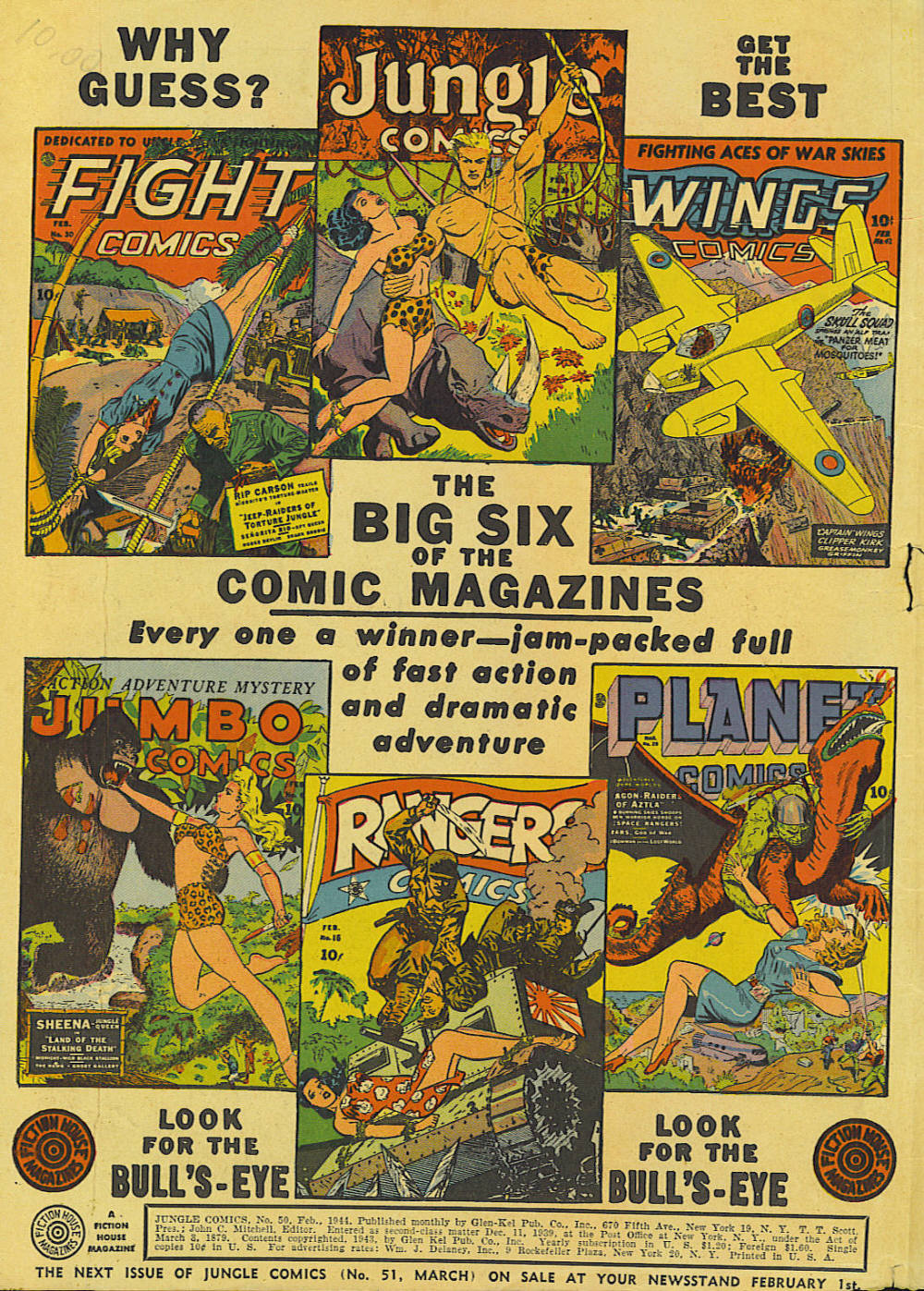 Read online Jungle Comics comic -  Issue #50 - 2