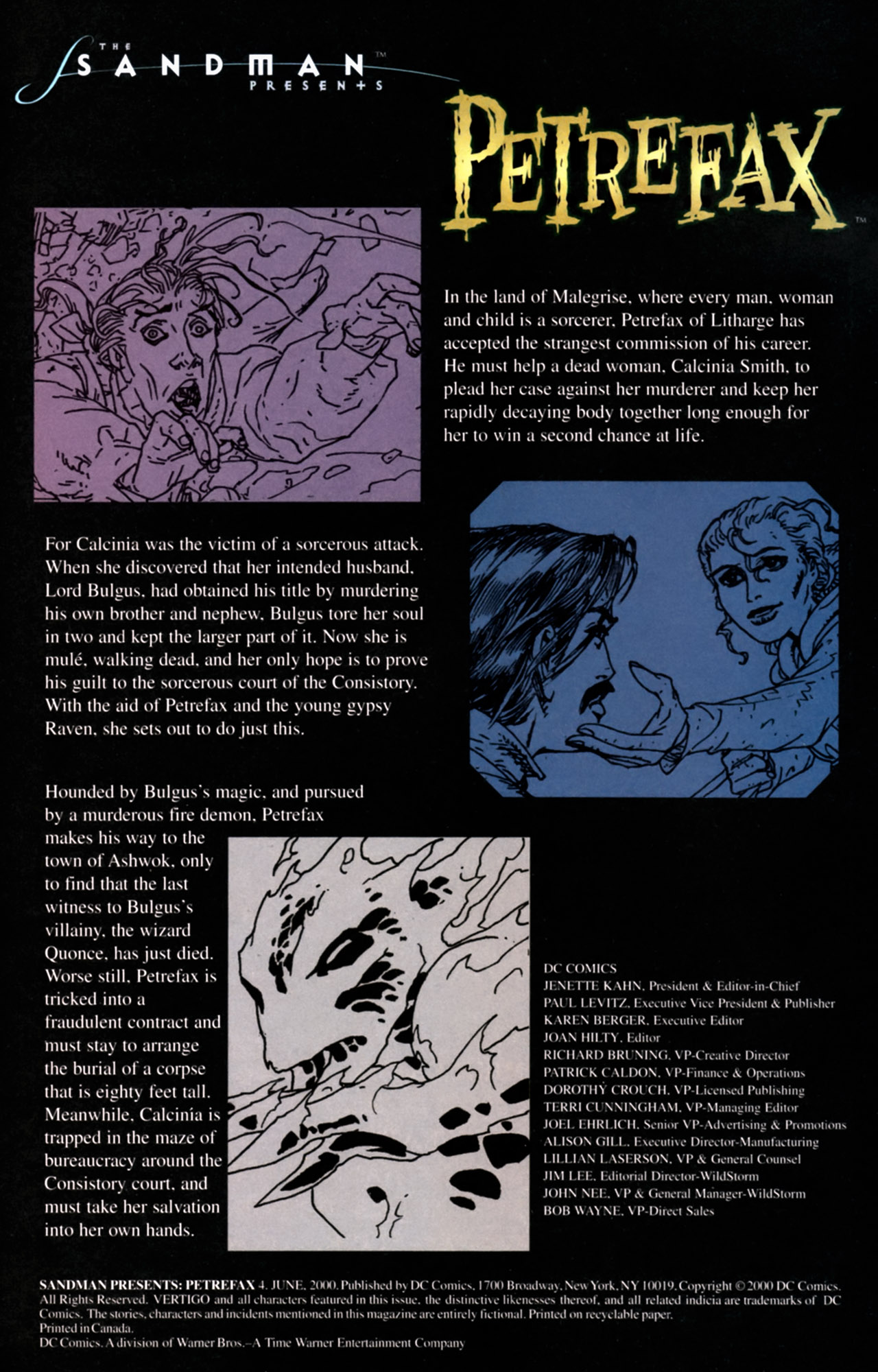 Read online Sandman Presents: Petrefax comic -  Issue #4 - 3