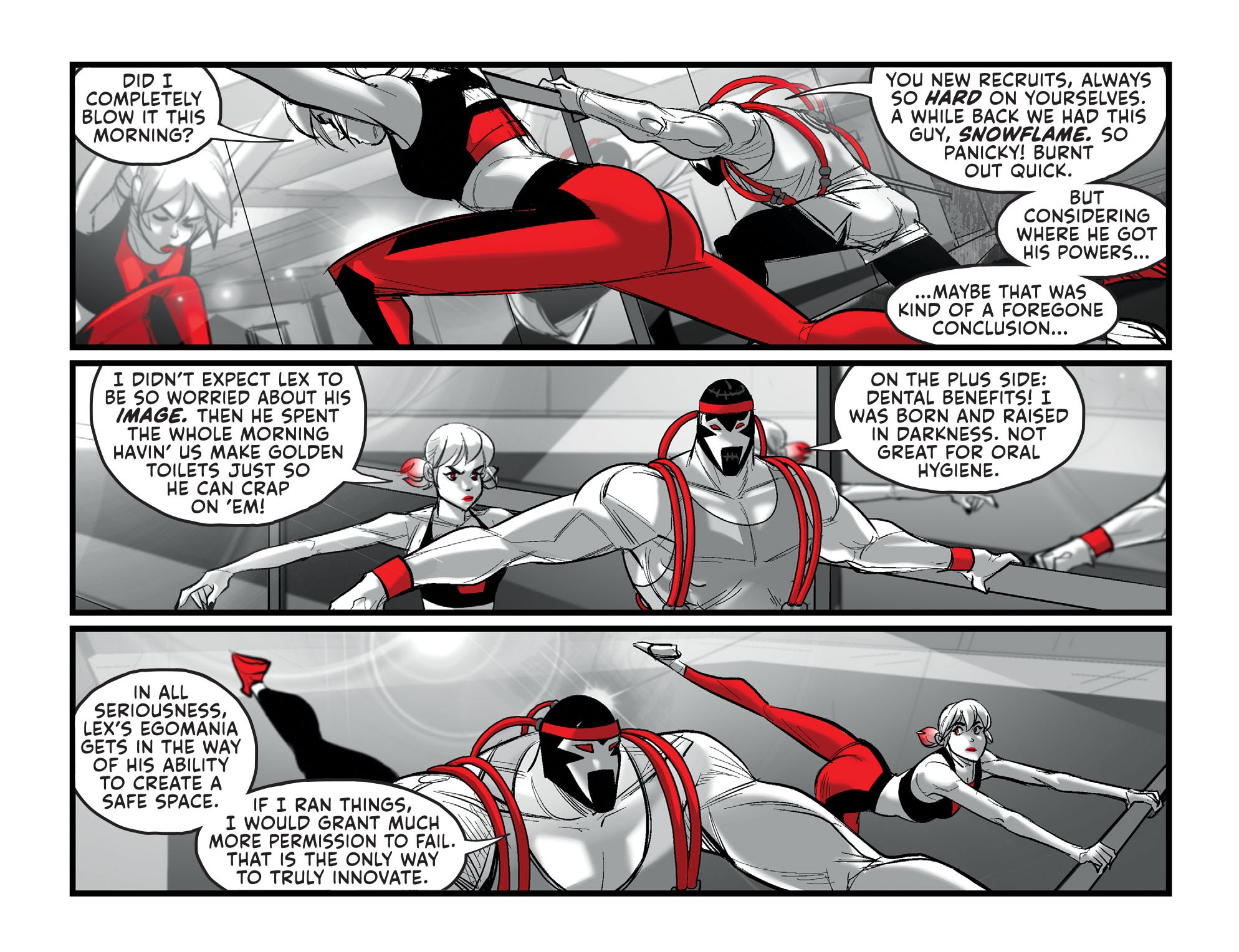 Read online Harley Quinn Black   White   Red comic -  Issue #13 - 16