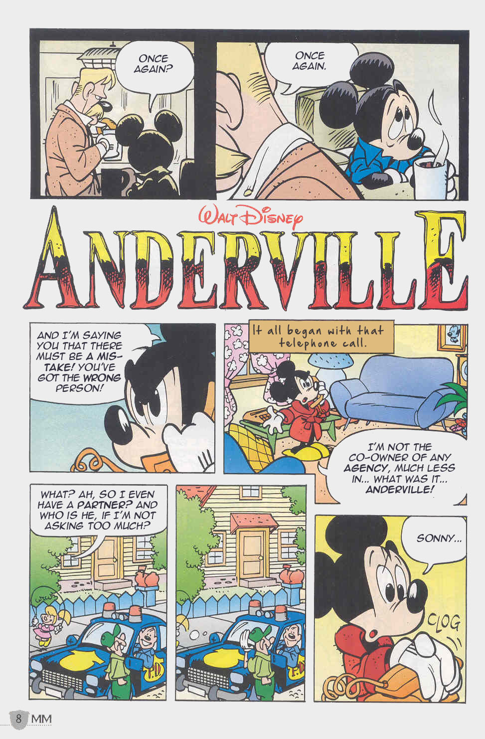 Read online Mickey Mouse Mystery Magazine comic -  Issue #0 - 8