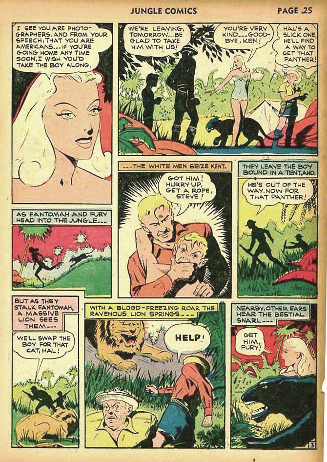 Read online Jungle Comics comic -  Issue #24 - 27