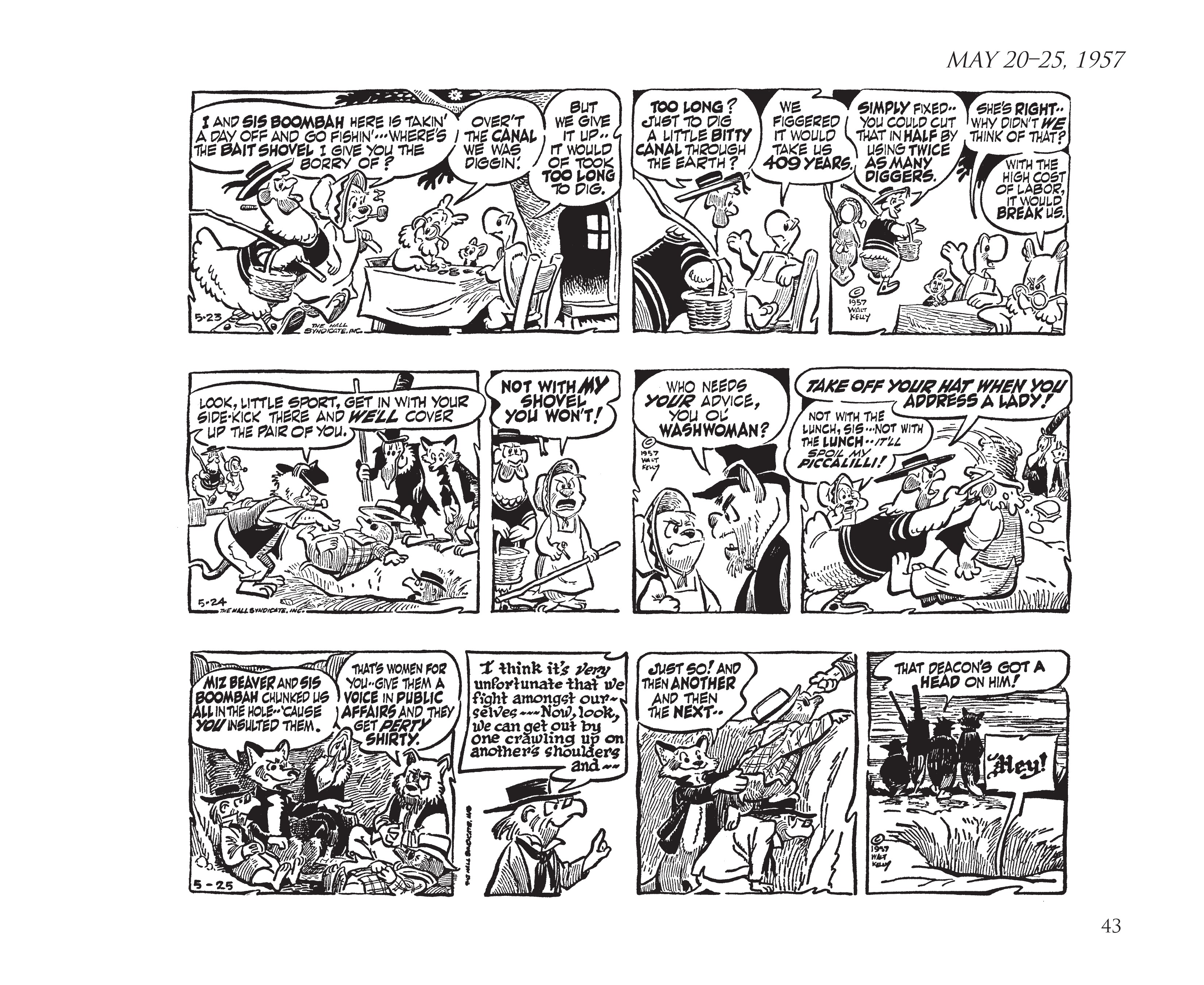 Read online Pogo by Walt Kelly: The Complete Syndicated Comic Strips comic -  Issue # TPB 5 (Part 1) - 52