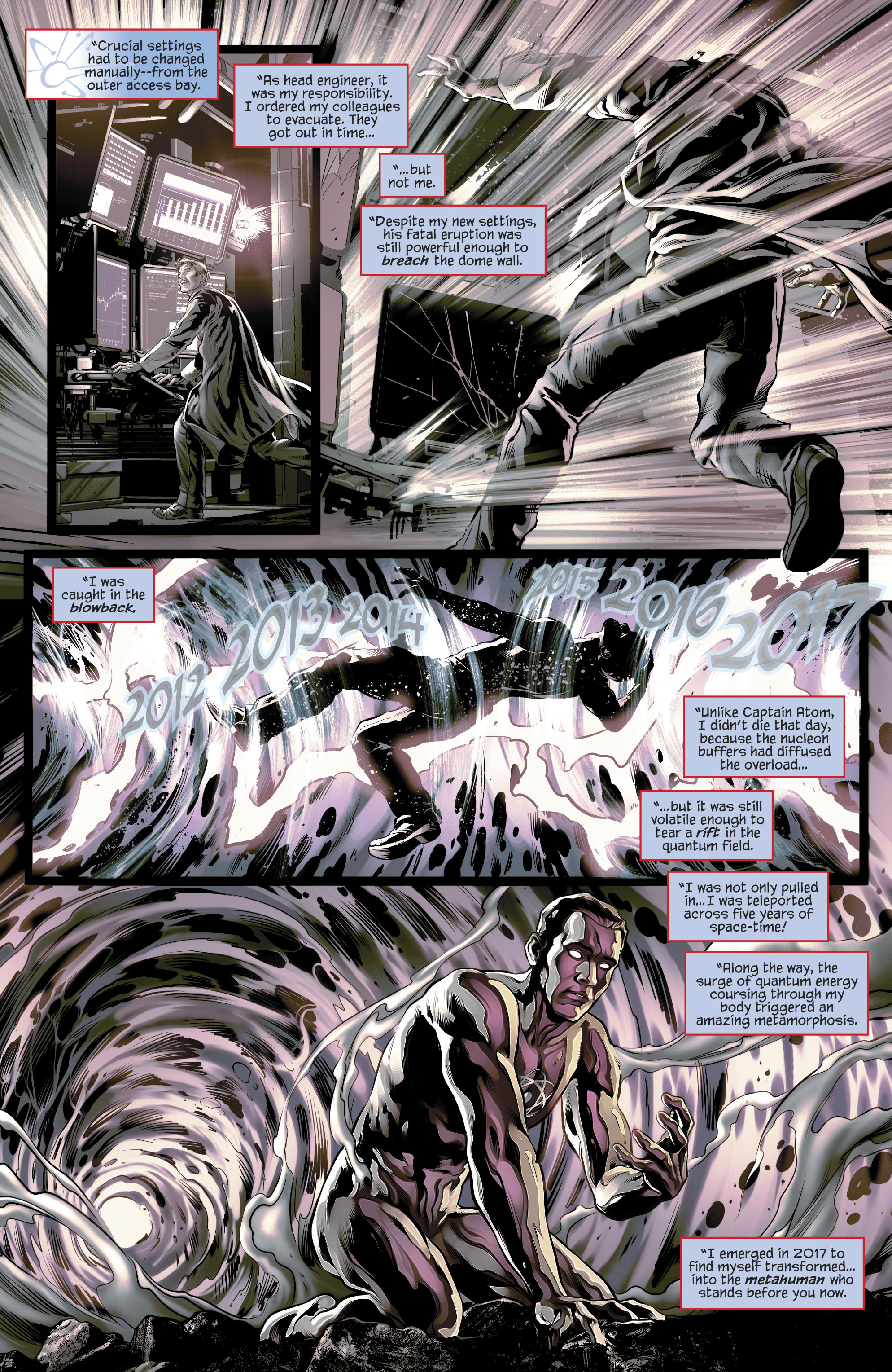 Read online The Fall and Rise of Captain Atom comic -  Issue #4 - 4