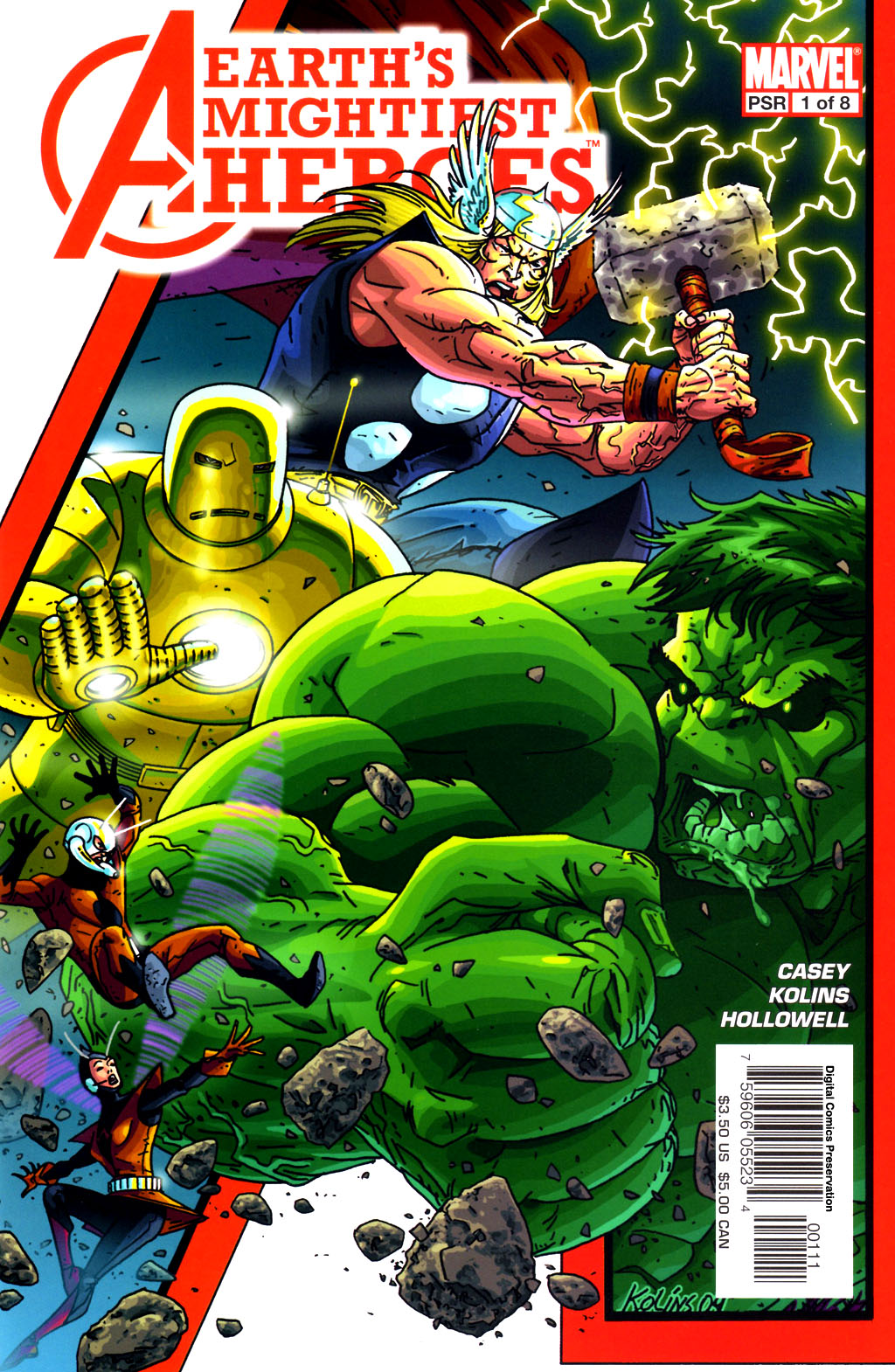 Read online Avengers: Earth's Mightiest Heroes (2005) comic -  Issue #1 - 1