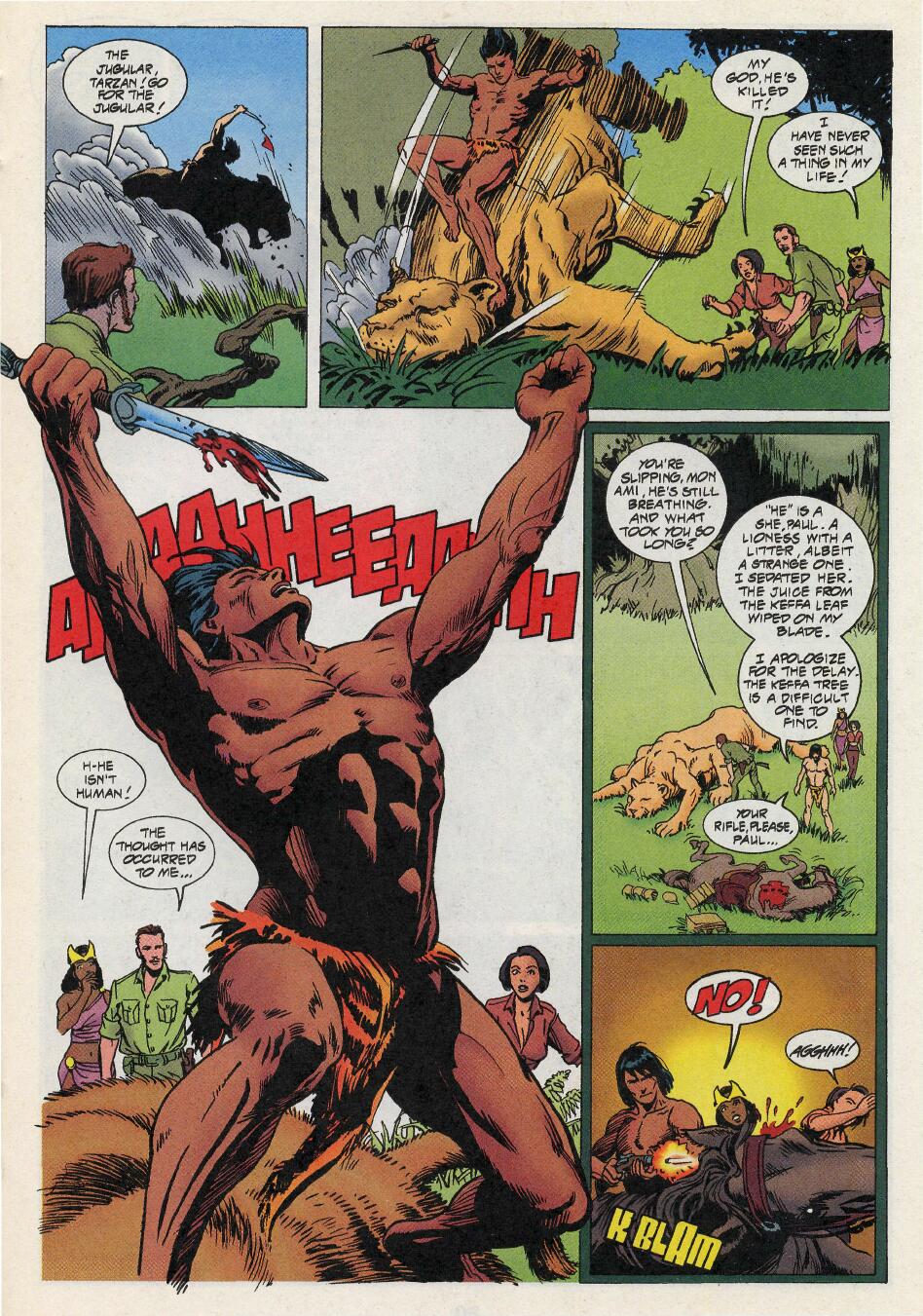 Read online Tarzan (1996) comic -  Issue #1 - 21