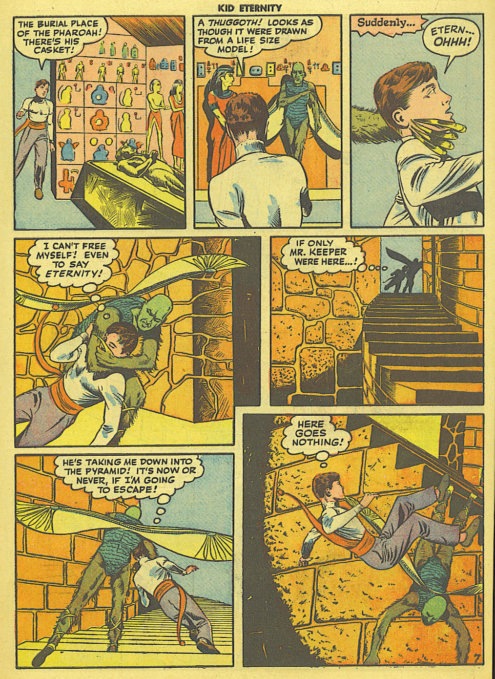 Read online Kid Eternity (1946) comic -  Issue #1 - 9