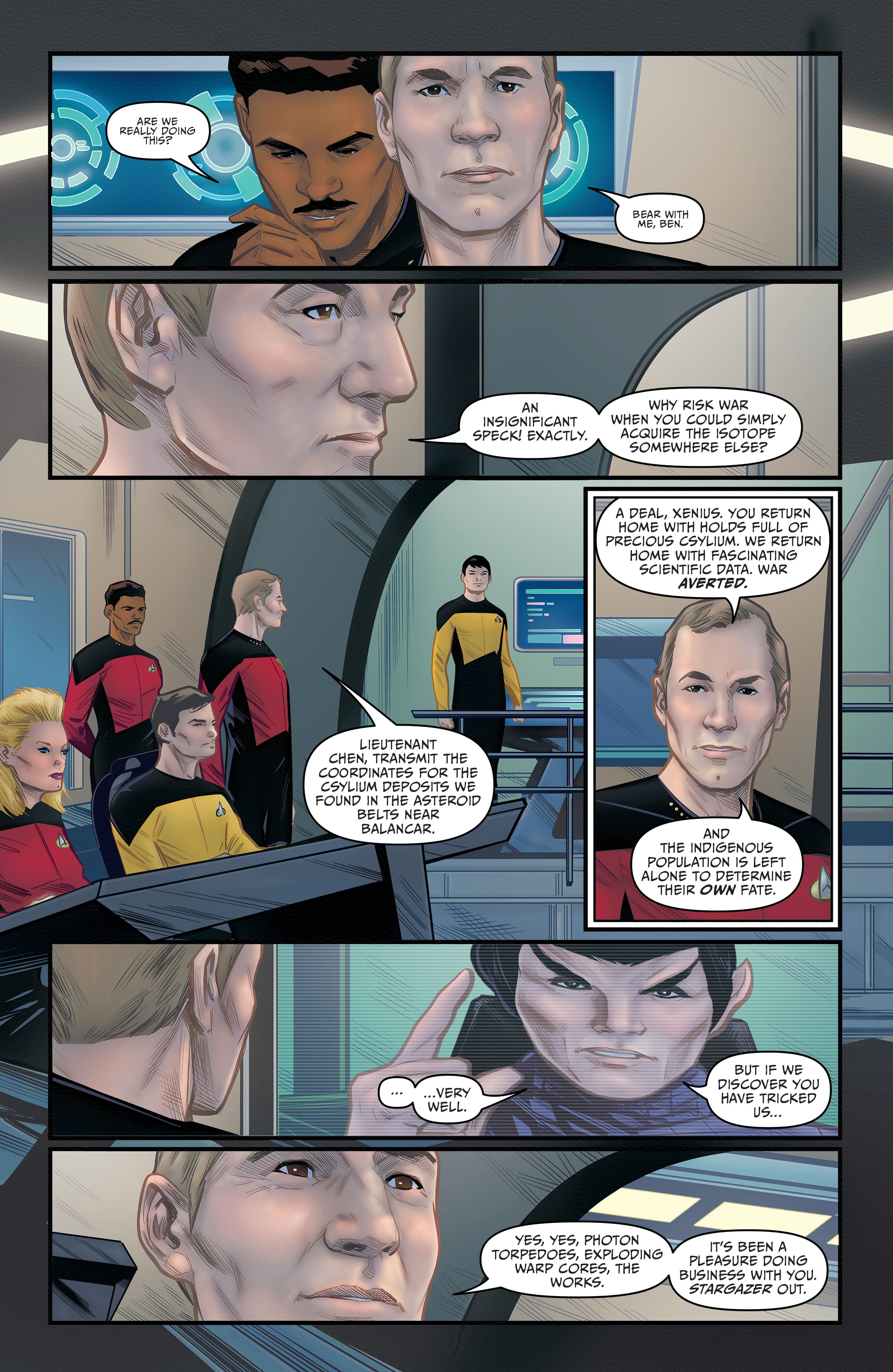 Read online Star Trek: Picard: Stargazer comic -  Issue #1 - 17