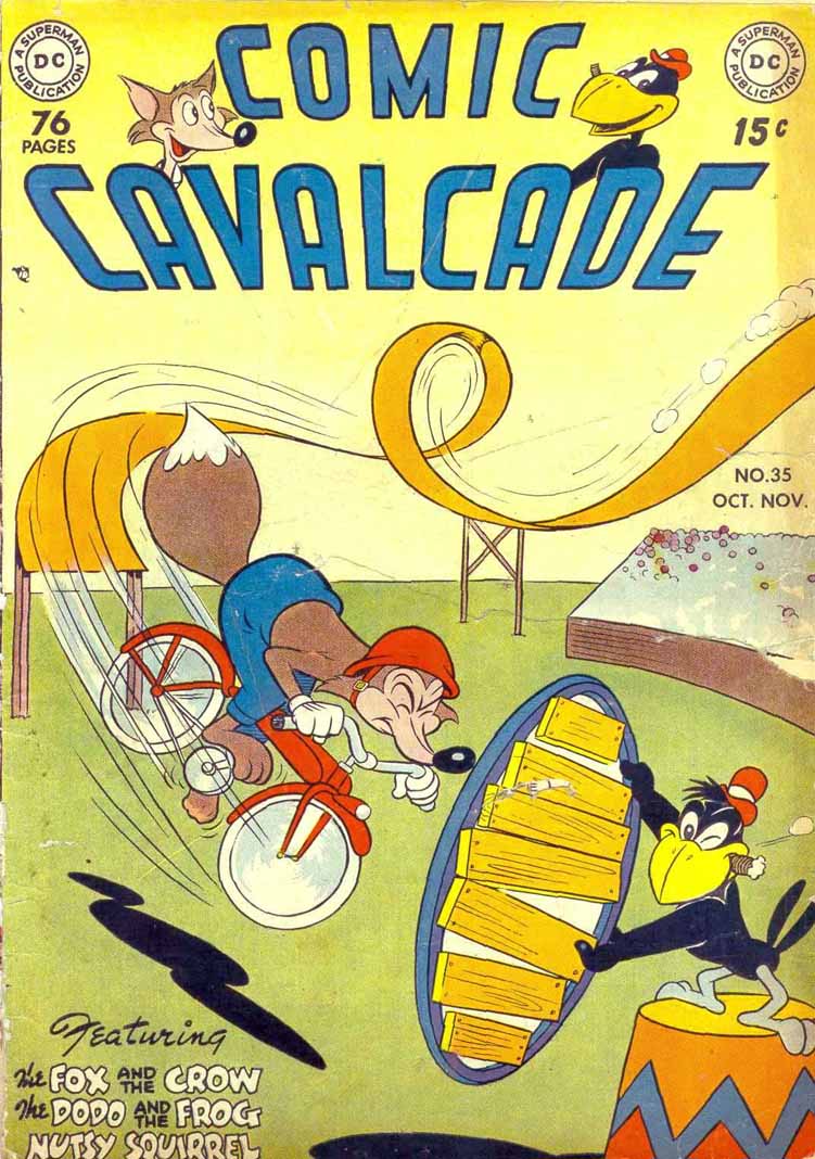Read online Comic Cavalcade comic -  Issue #35 - 1