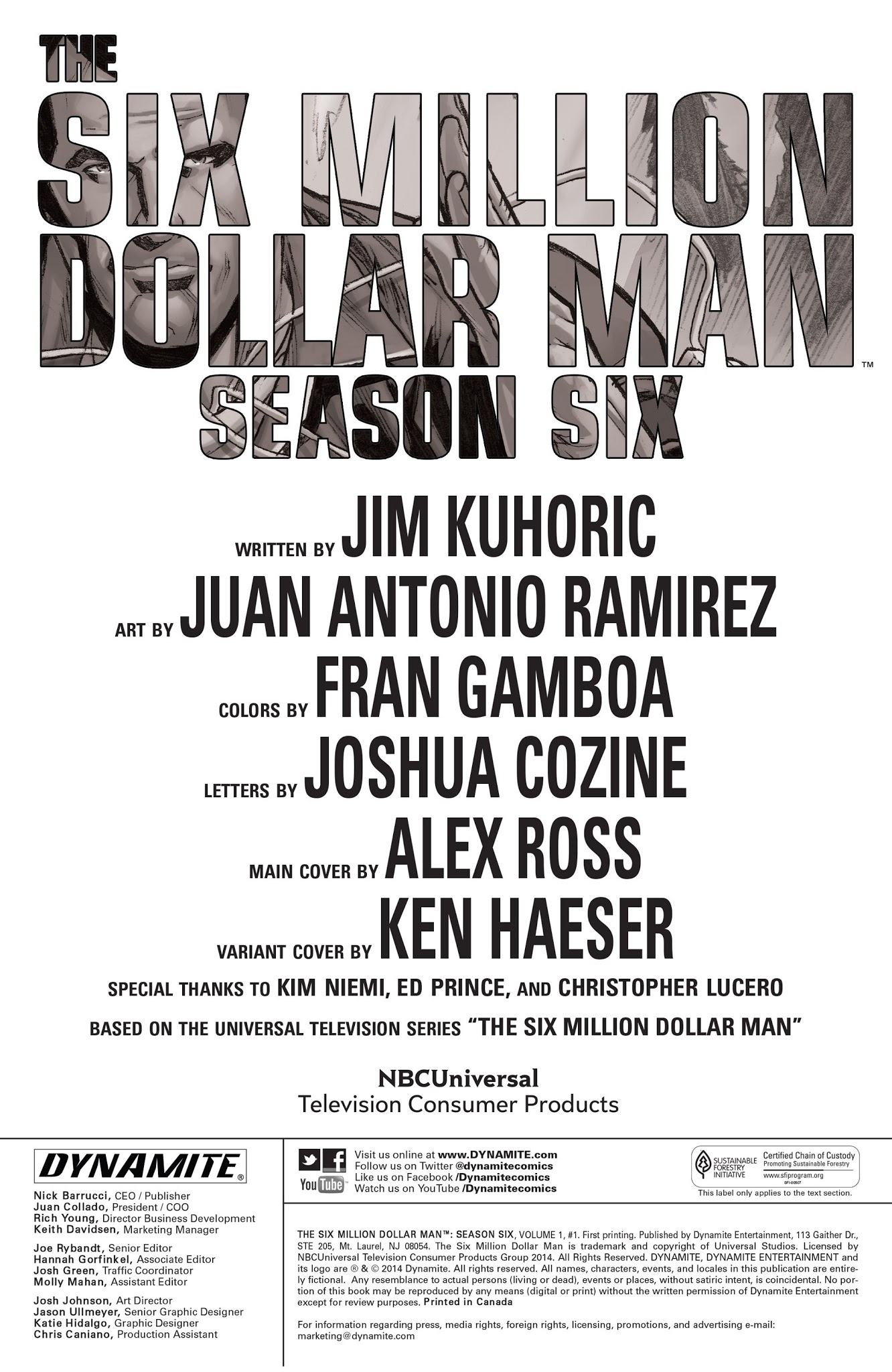 Read online The Six Million Dollar Man: Season Six comic -  Issue #1 - 2