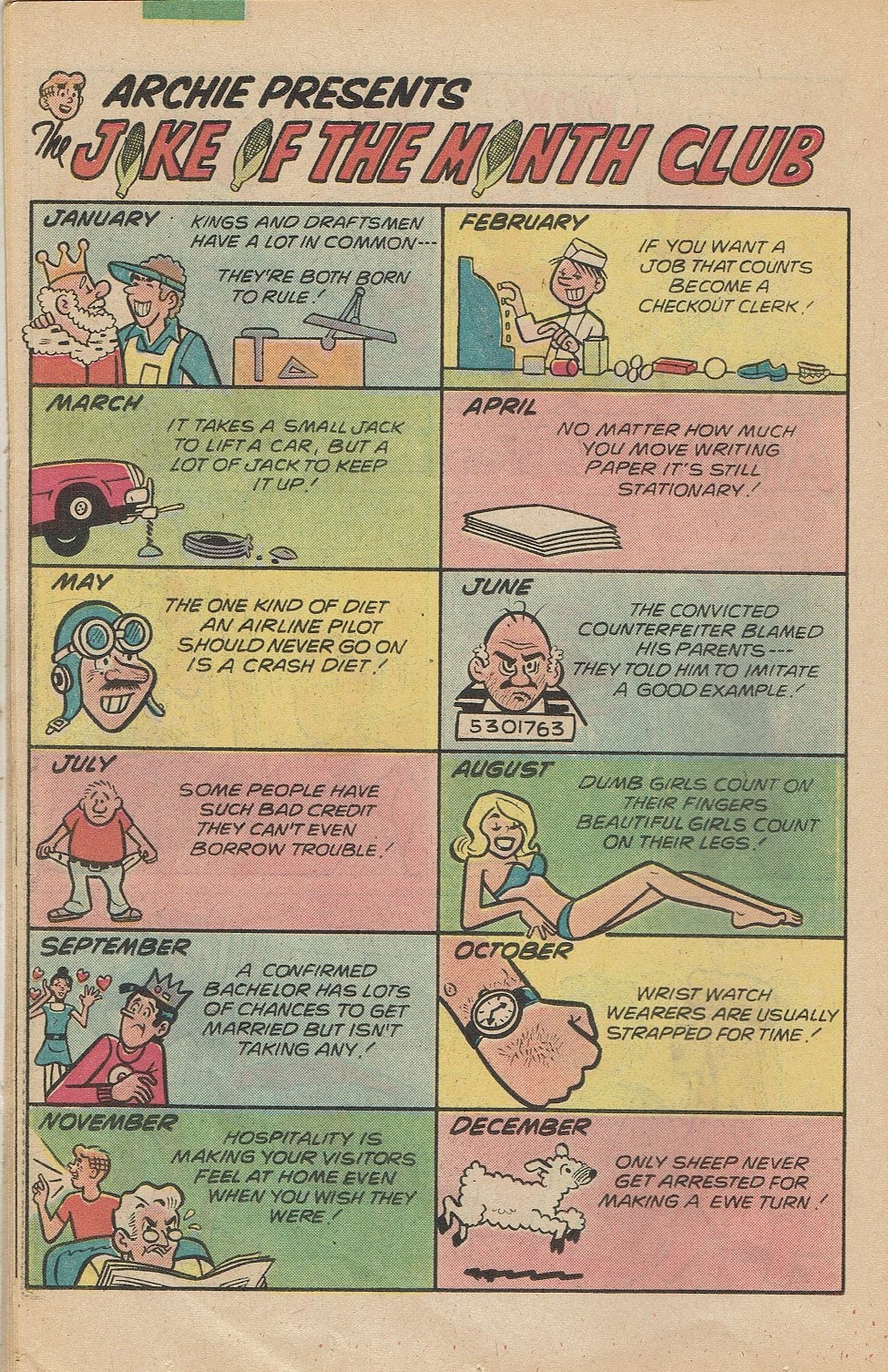 Read online Archie's Joke Book Magazine comic -  Issue #267 - 21