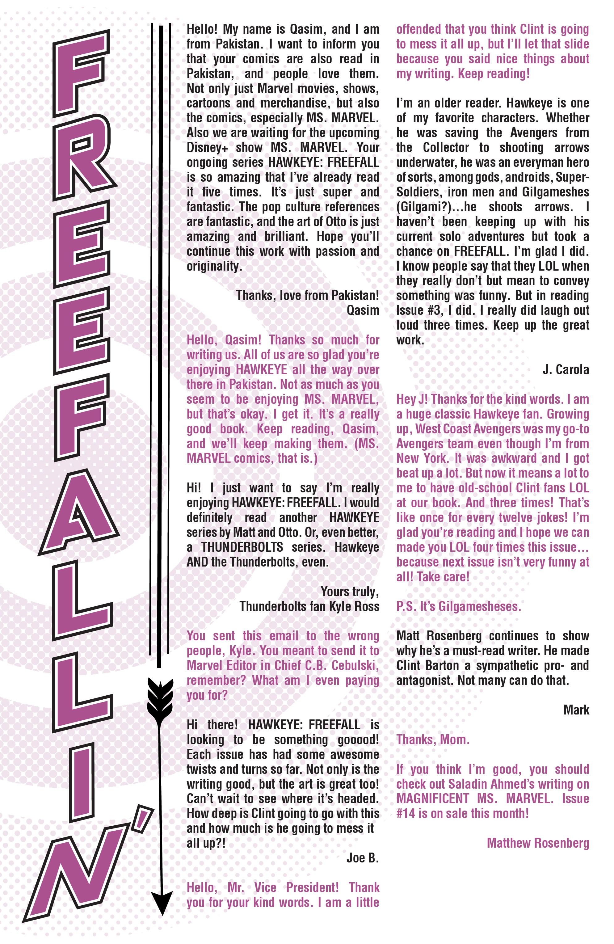 Read online Hawkeye: Freefall comic -  Issue #5 - 22