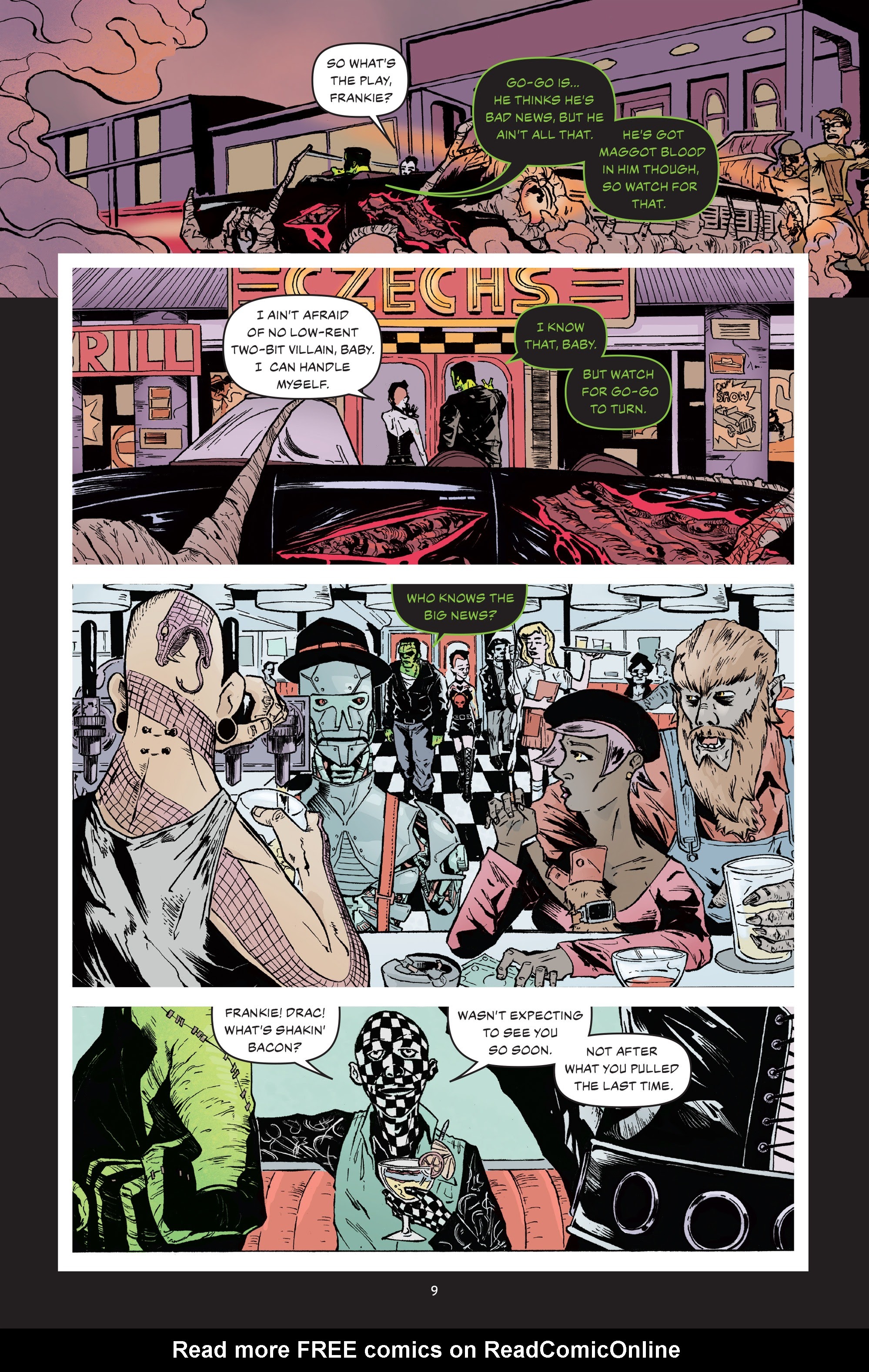 Read online Unmasked: Caddy Full of Blood comic -  Issue # Full - 11
