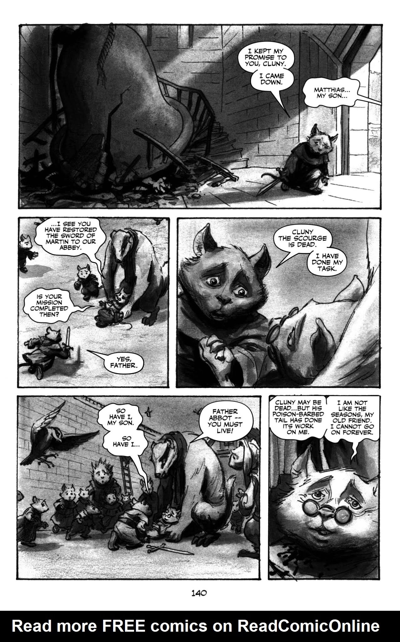 Read online Redwall: The Graphic Novel comic -  Issue # TPB - 144