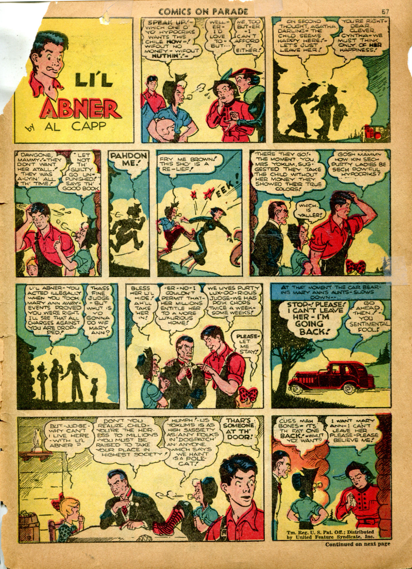 Read online Comics on Parade comic -  Issue #19 - 60