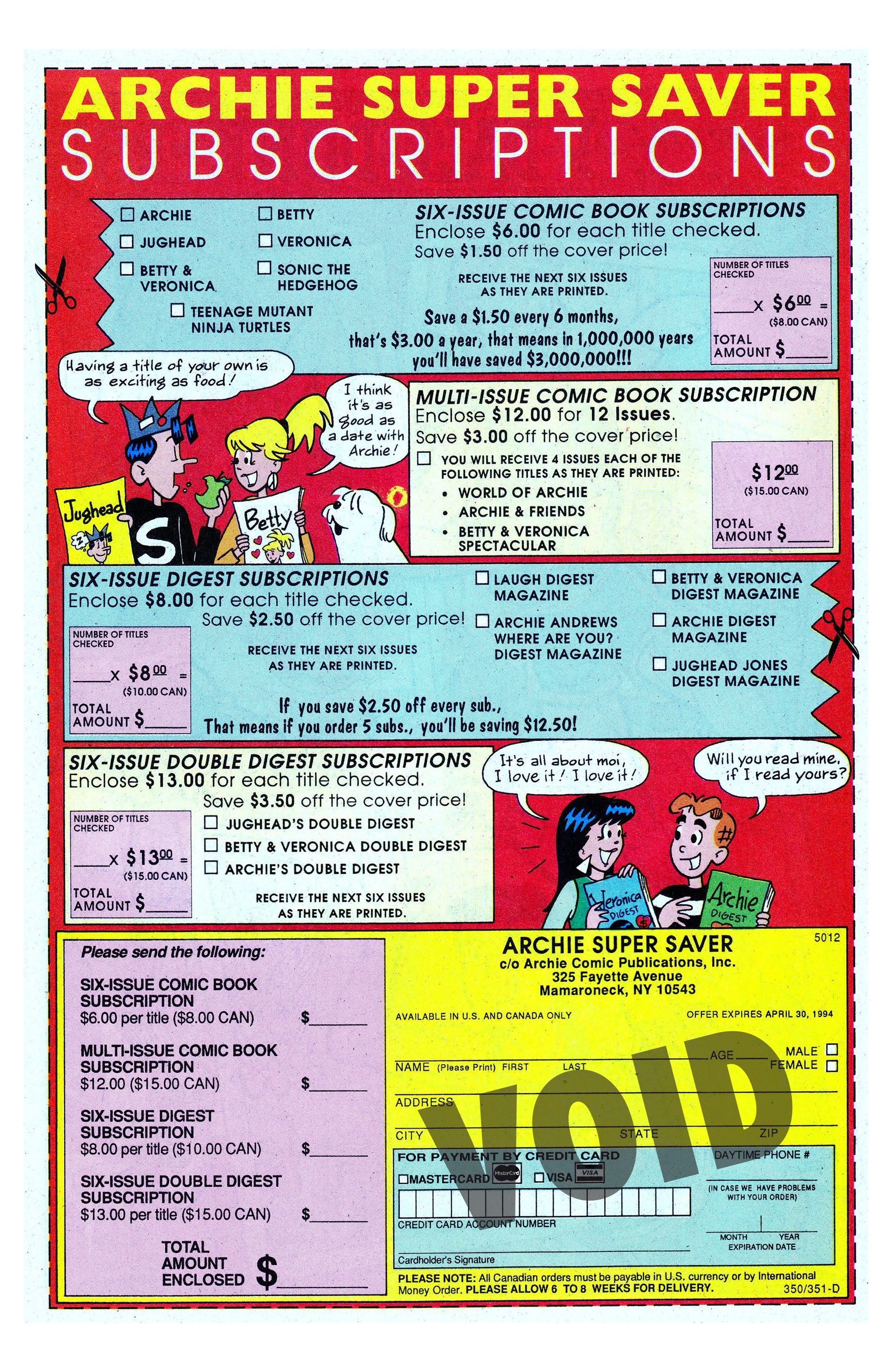 Read online Archie (1960) comic -  Issue #421 - 10