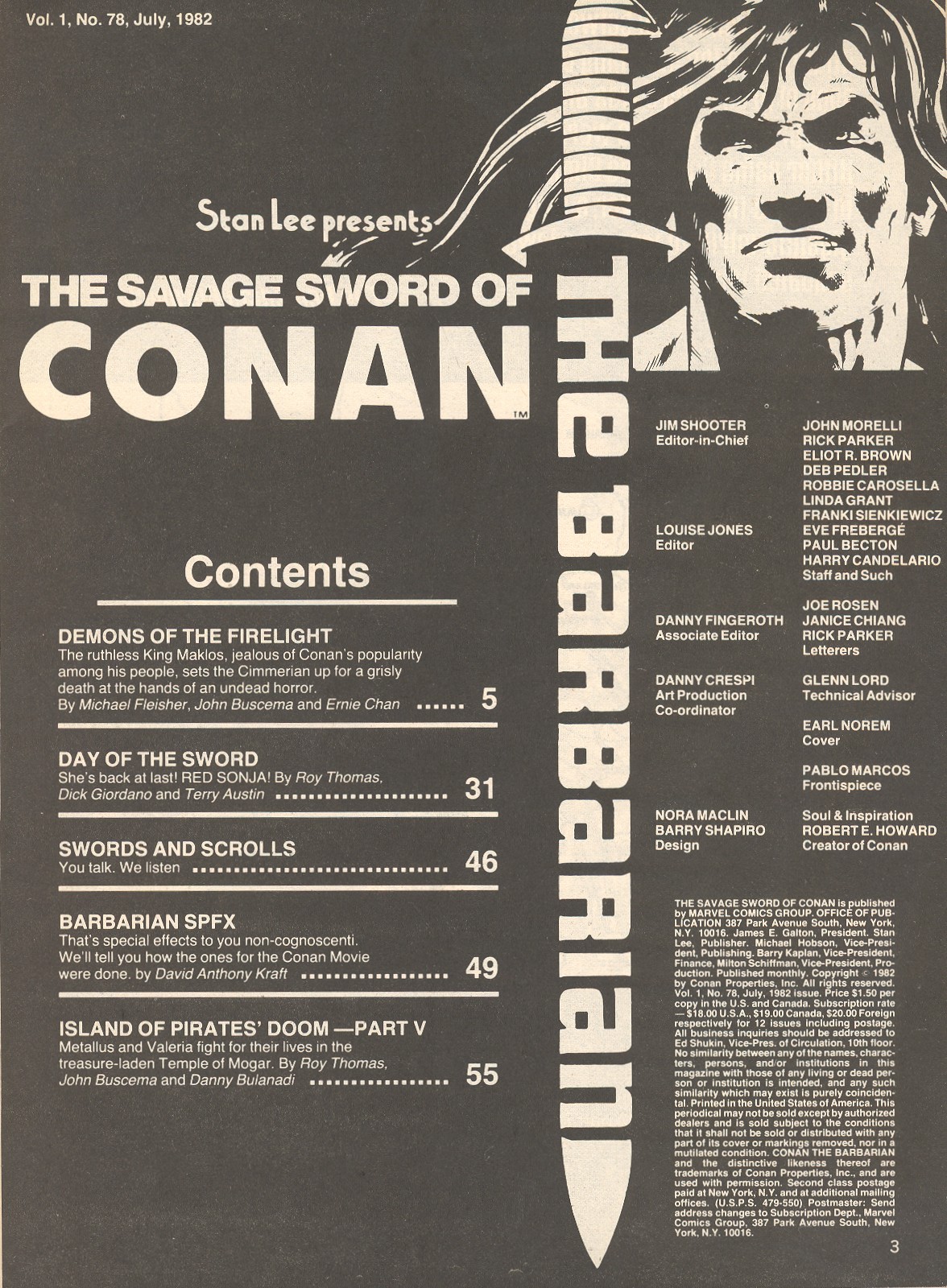 The Savage Sword Of Conan issue 78 - Page 3