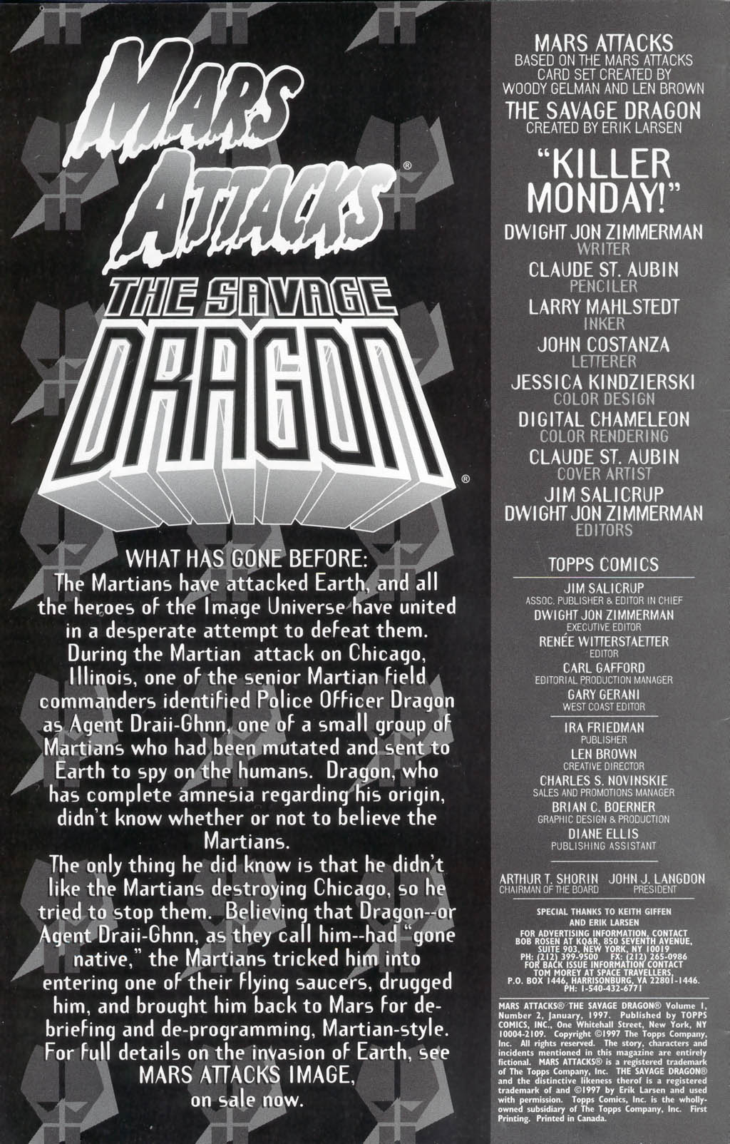 Read online Mars Attacks The Savage Dragon comic -  Issue #2 - 2