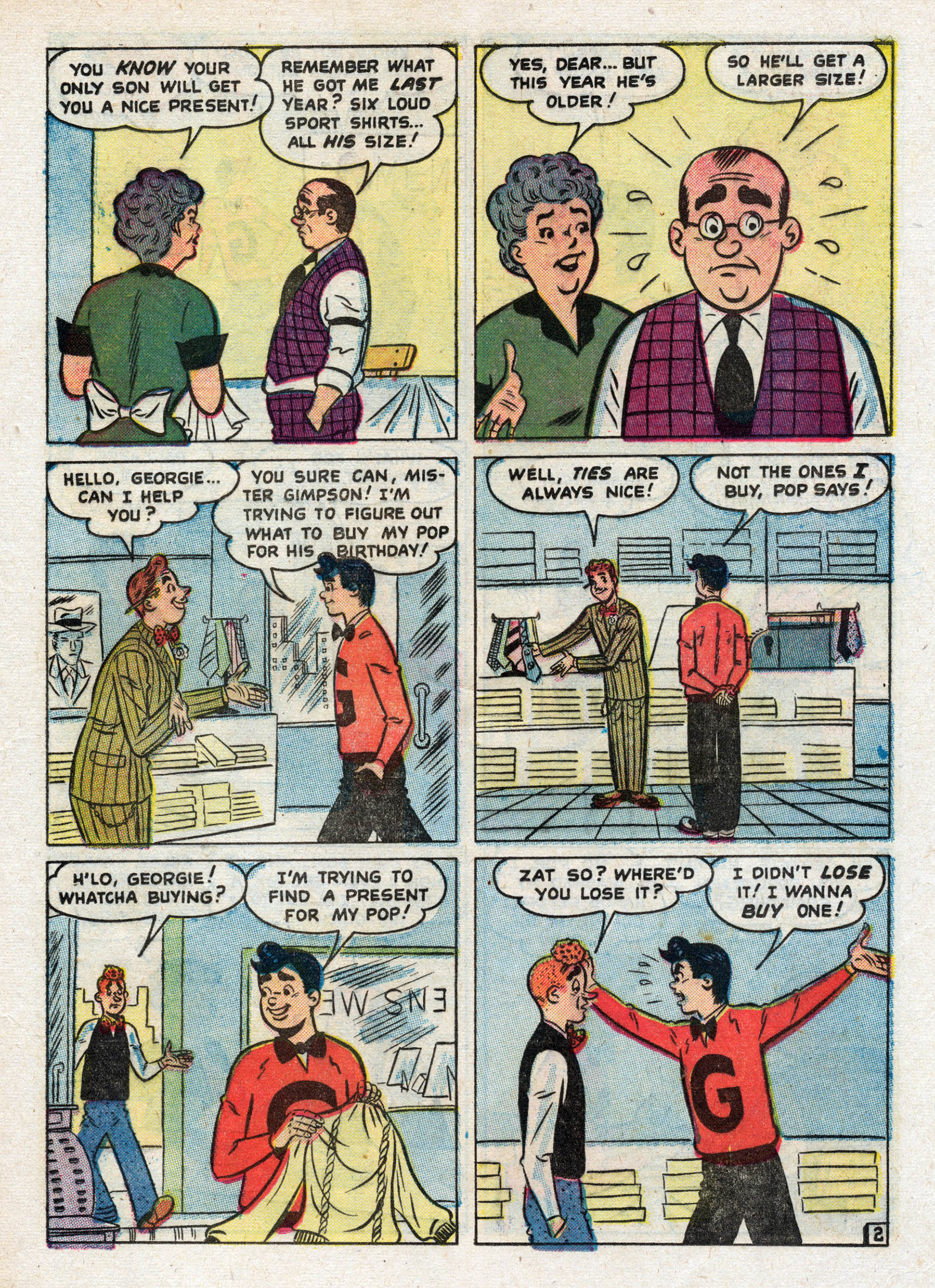 Read online Georgie Comics (1949) comic -  Issue #37 - 11