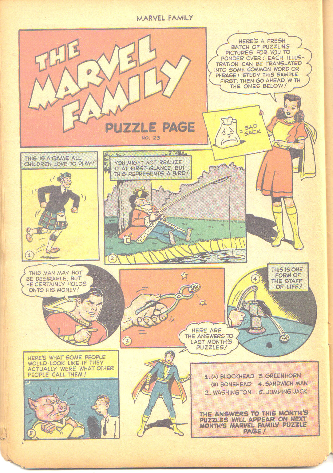 Read online The Marvel Family comic -  Issue #43 - 35