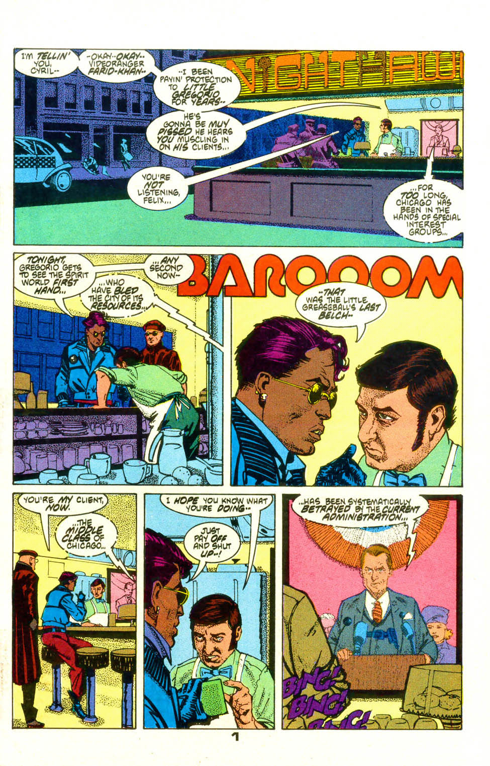 Read online American Flagg! comic -  Issue #19 - 3