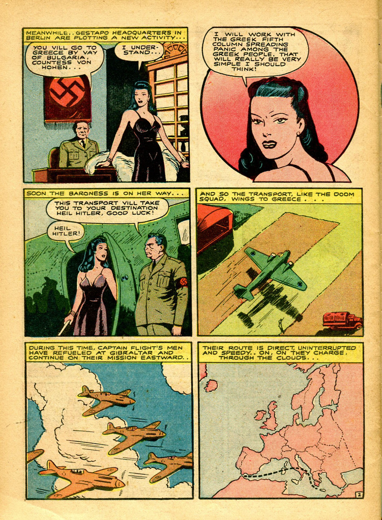 Read online Captain Flight Comics comic -  Issue #7 - 44