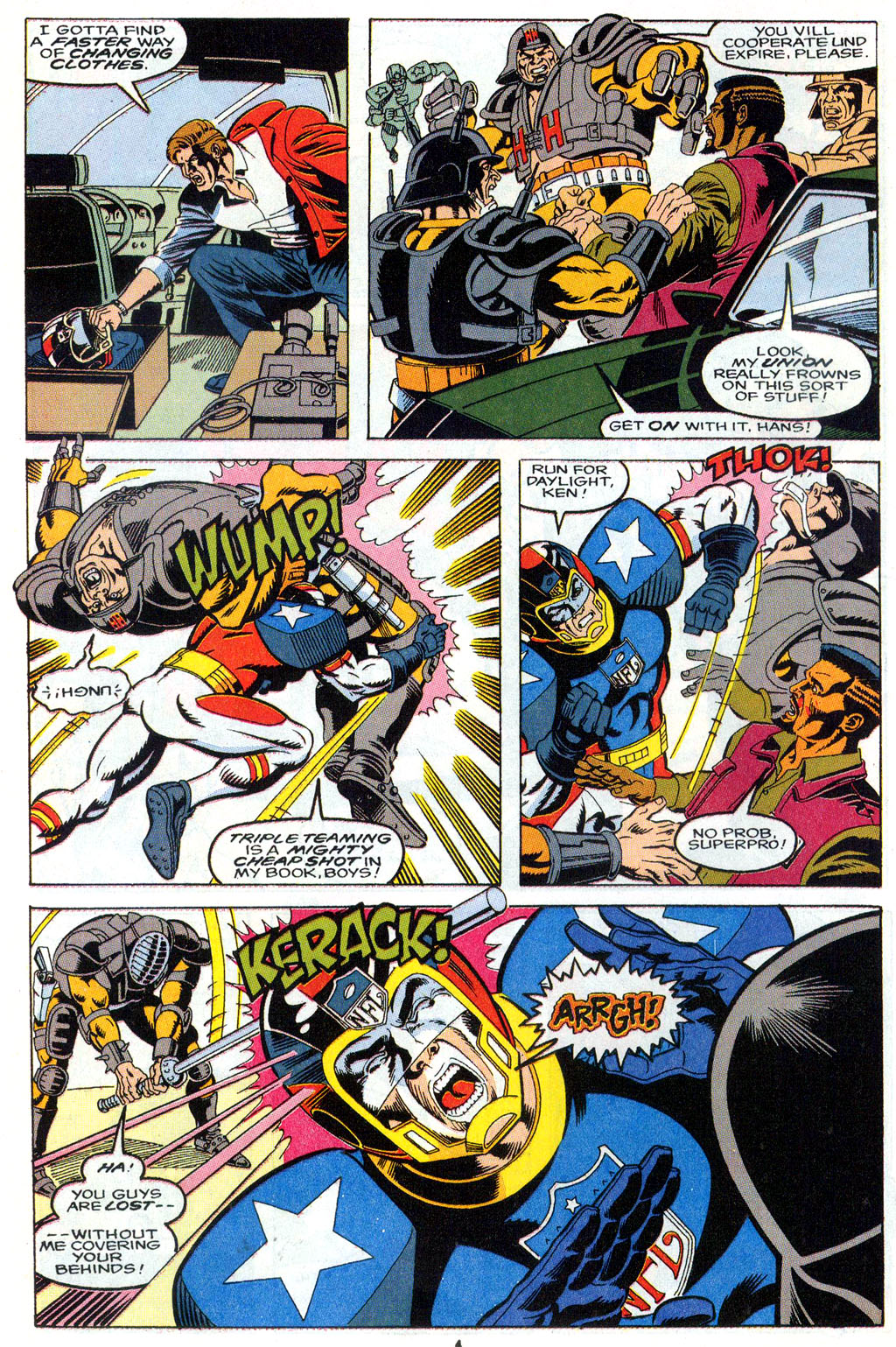 Read online NFL SuperPro comic -  Issue #5 - 5