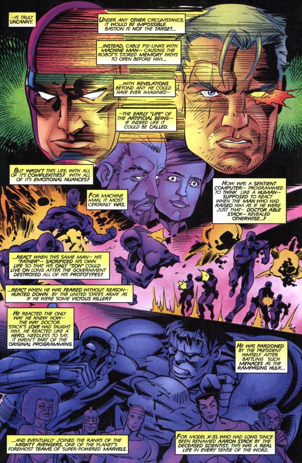 Read online Cable/Machine Man '98 comic -  Issue # Full - 36