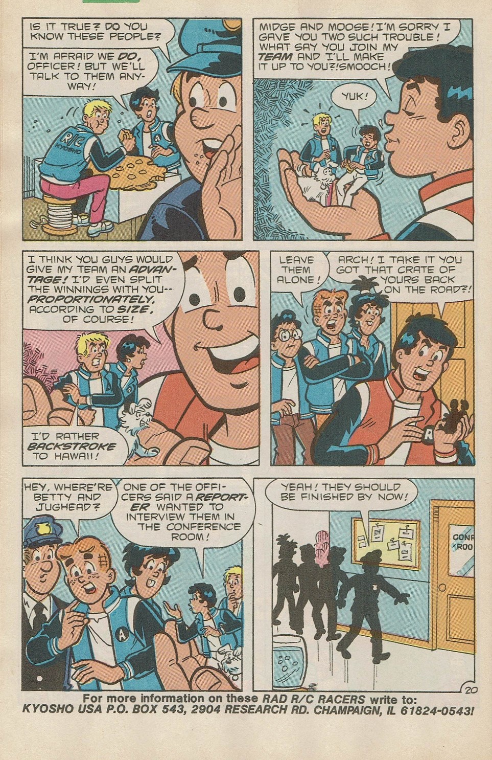Read online Archie's R/C Racers comic -  Issue #8 - 32