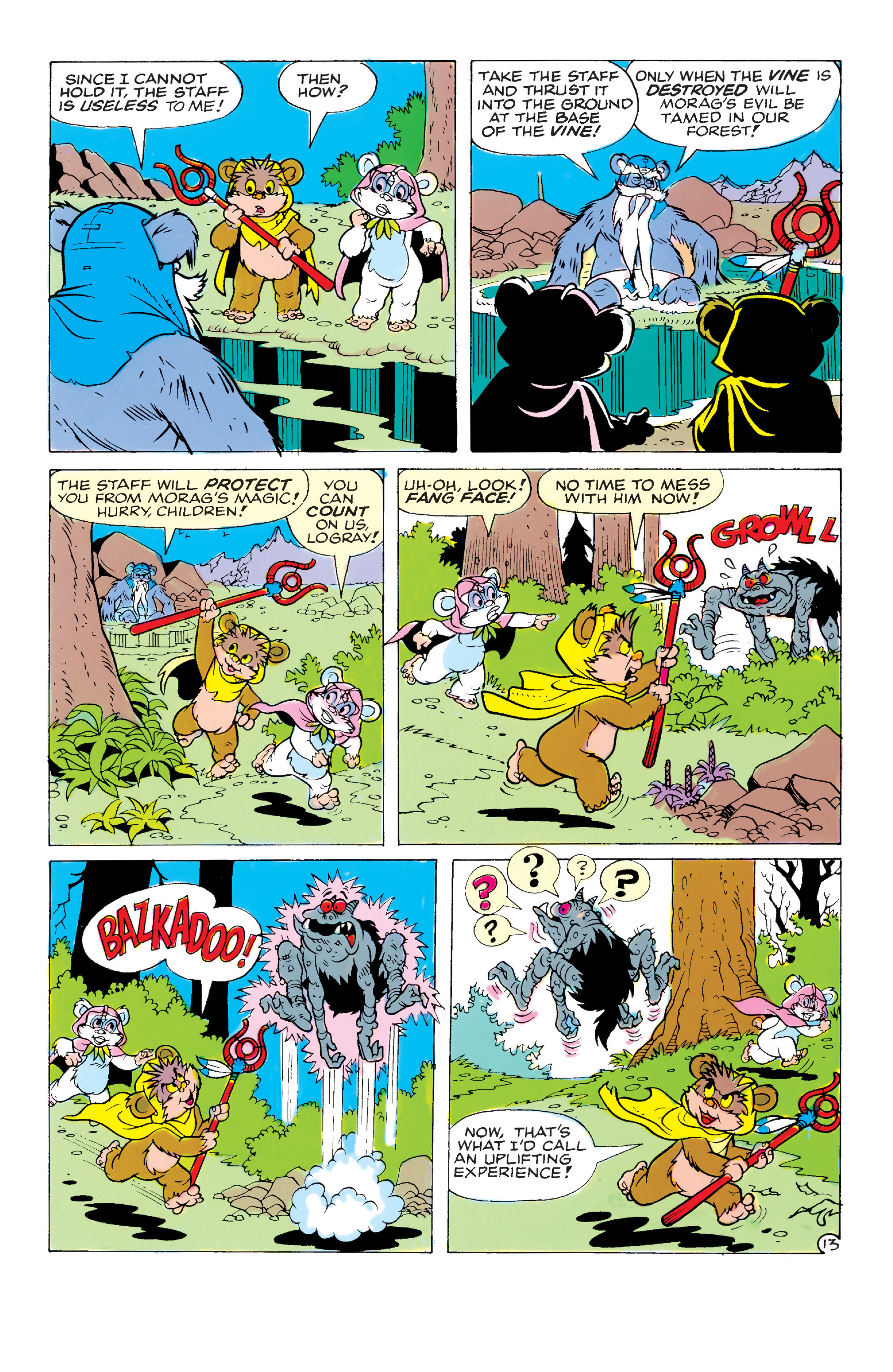 Read online Ewoks comic -  Issue #12 - 14