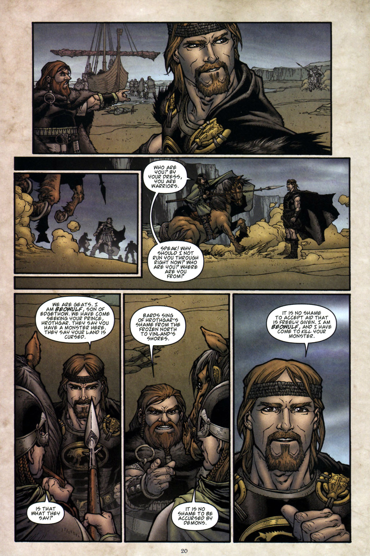 Read online Beowulf (2007) comic -  Issue #1 - 21