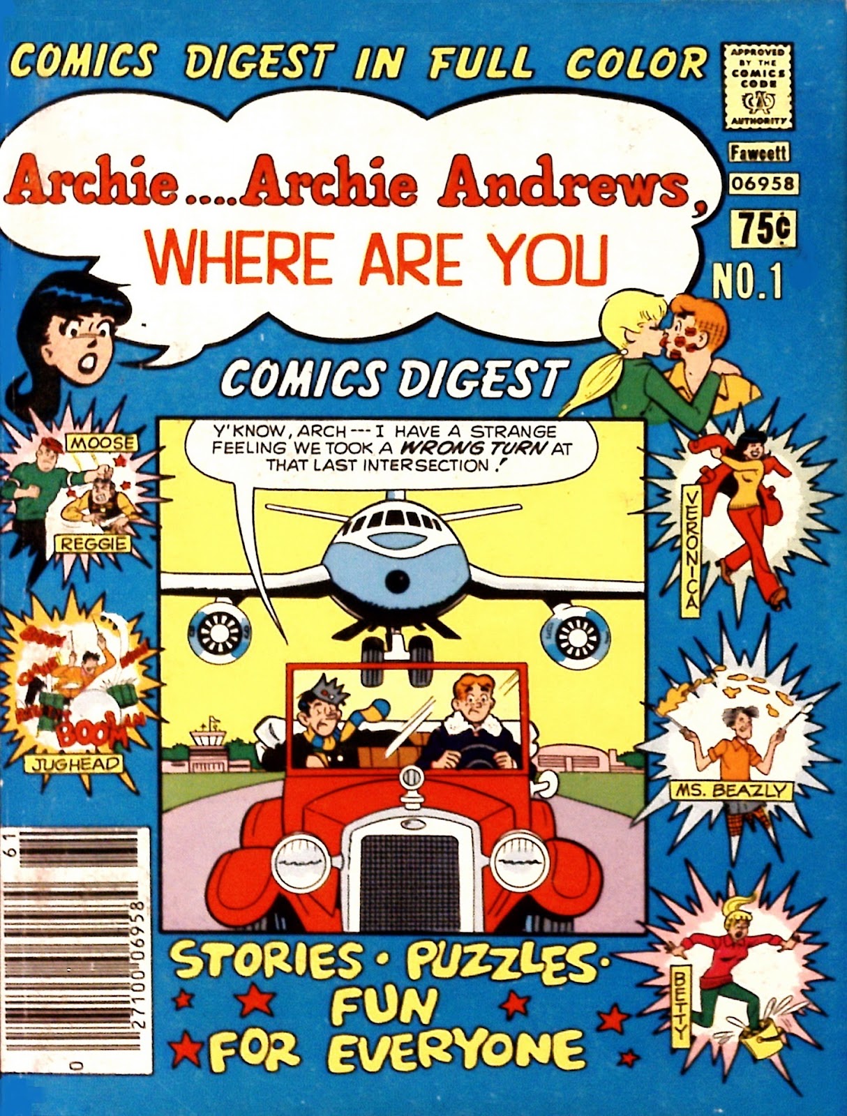 Archie...Archie Andrews, Where Are You? Digest Magazine issue 1 - Page 1