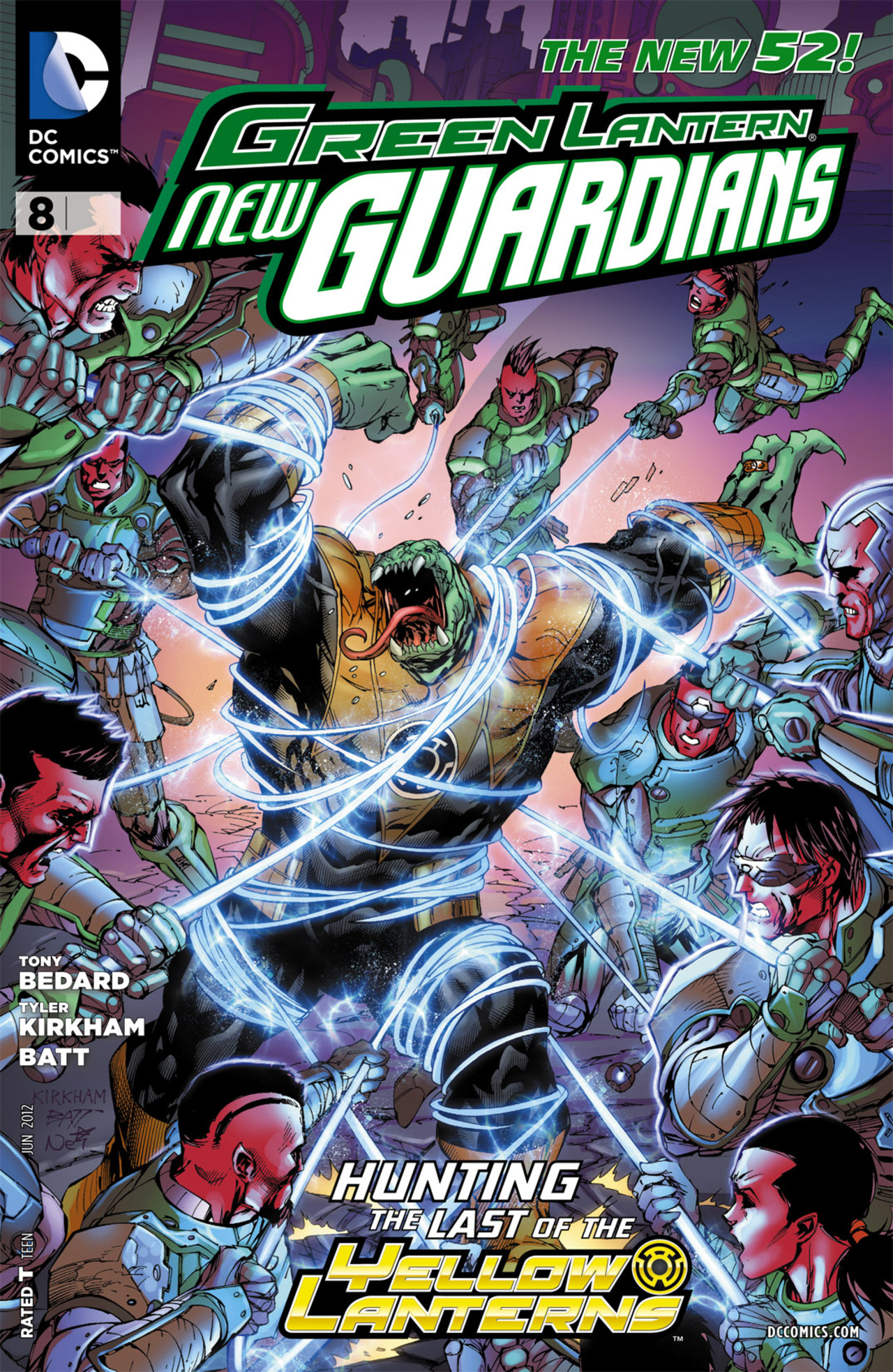 Read online Green Lantern: New Guardians comic -  Issue #8 - 1