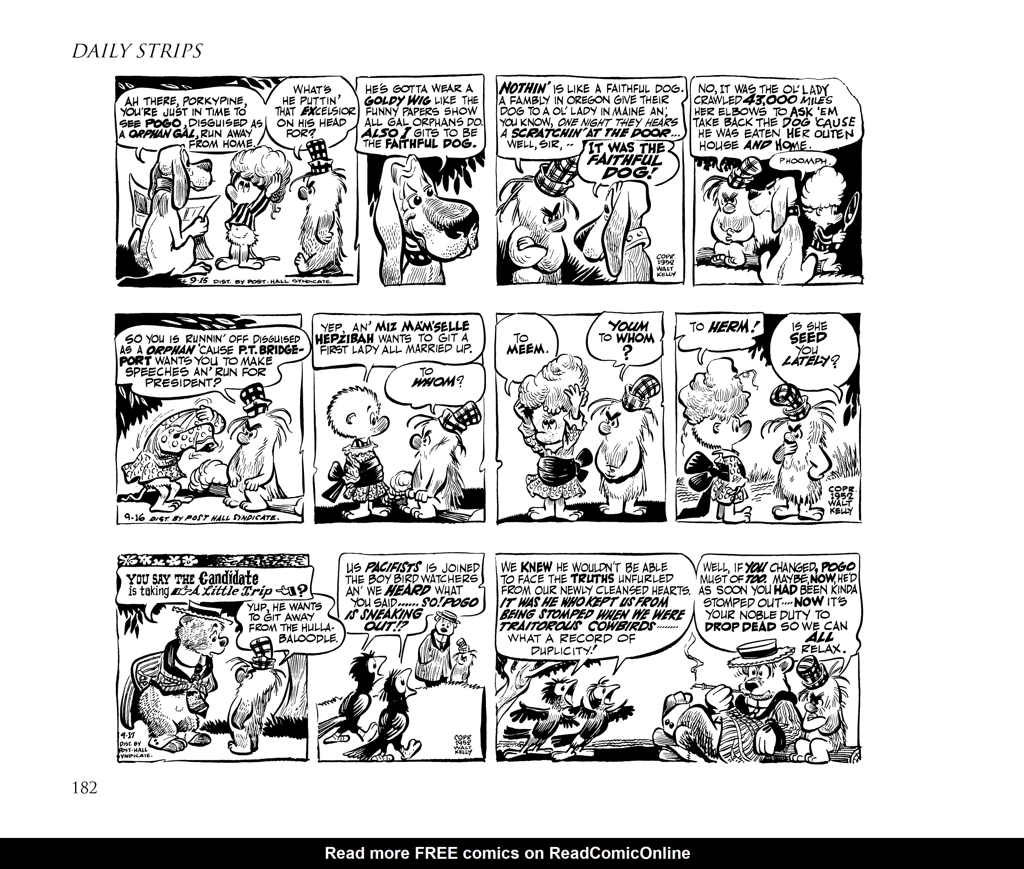 Read online Pogo by Walt Kelly: The Complete Syndicated Comic Strips comic -  Issue # TPB 2 (Part 2) - 100