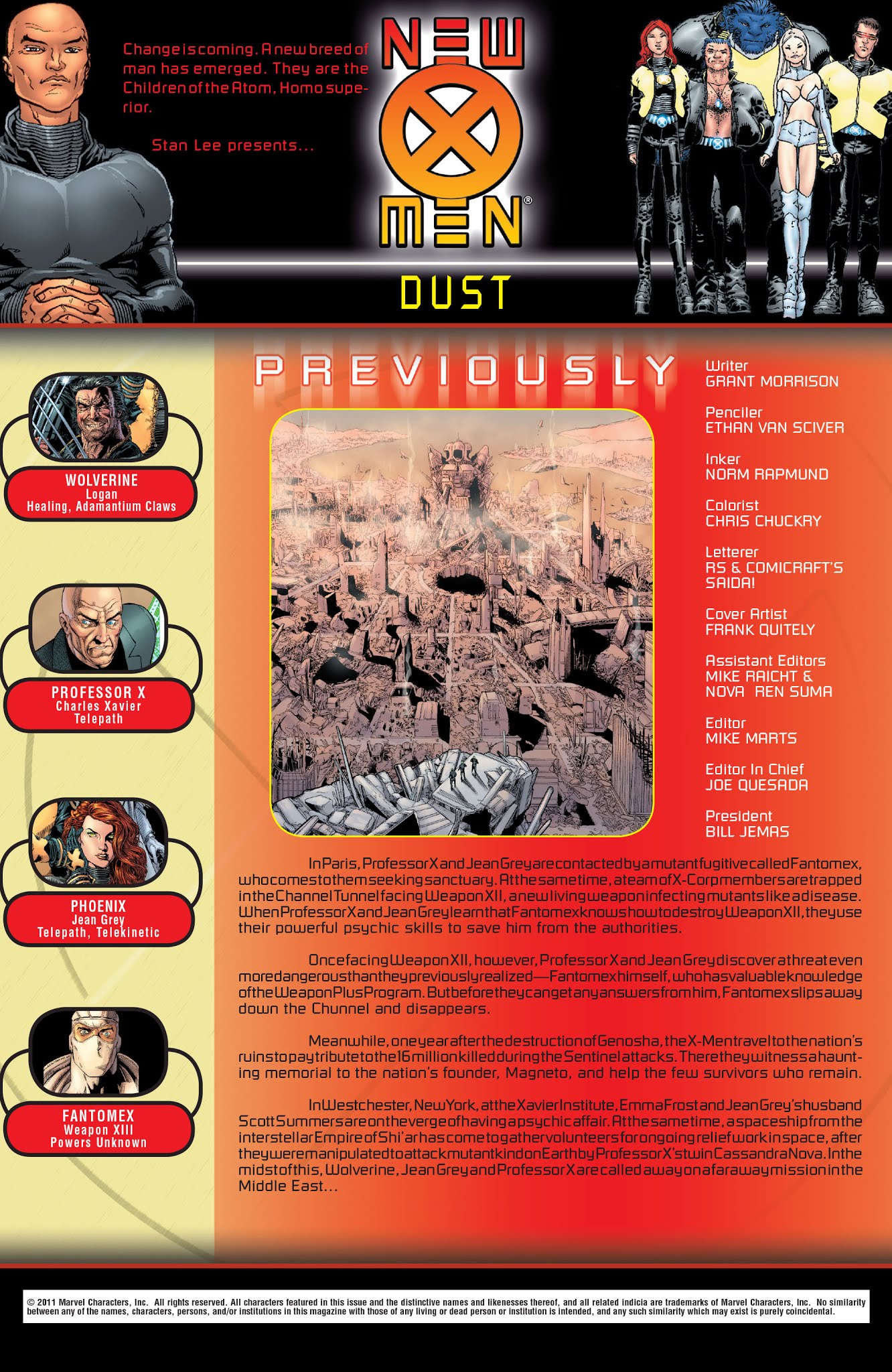 Read online New X-Men (2001) comic -  Issue # _TPB 3 - 137