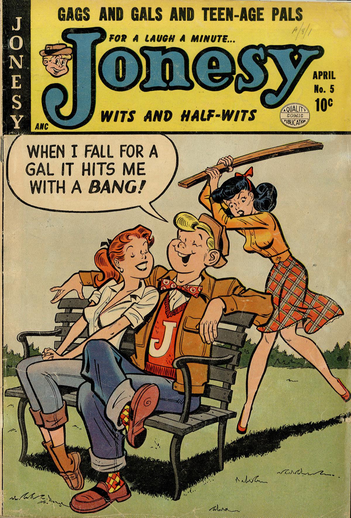 Read online Jonesy (1953) comic -  Issue #5 - 1