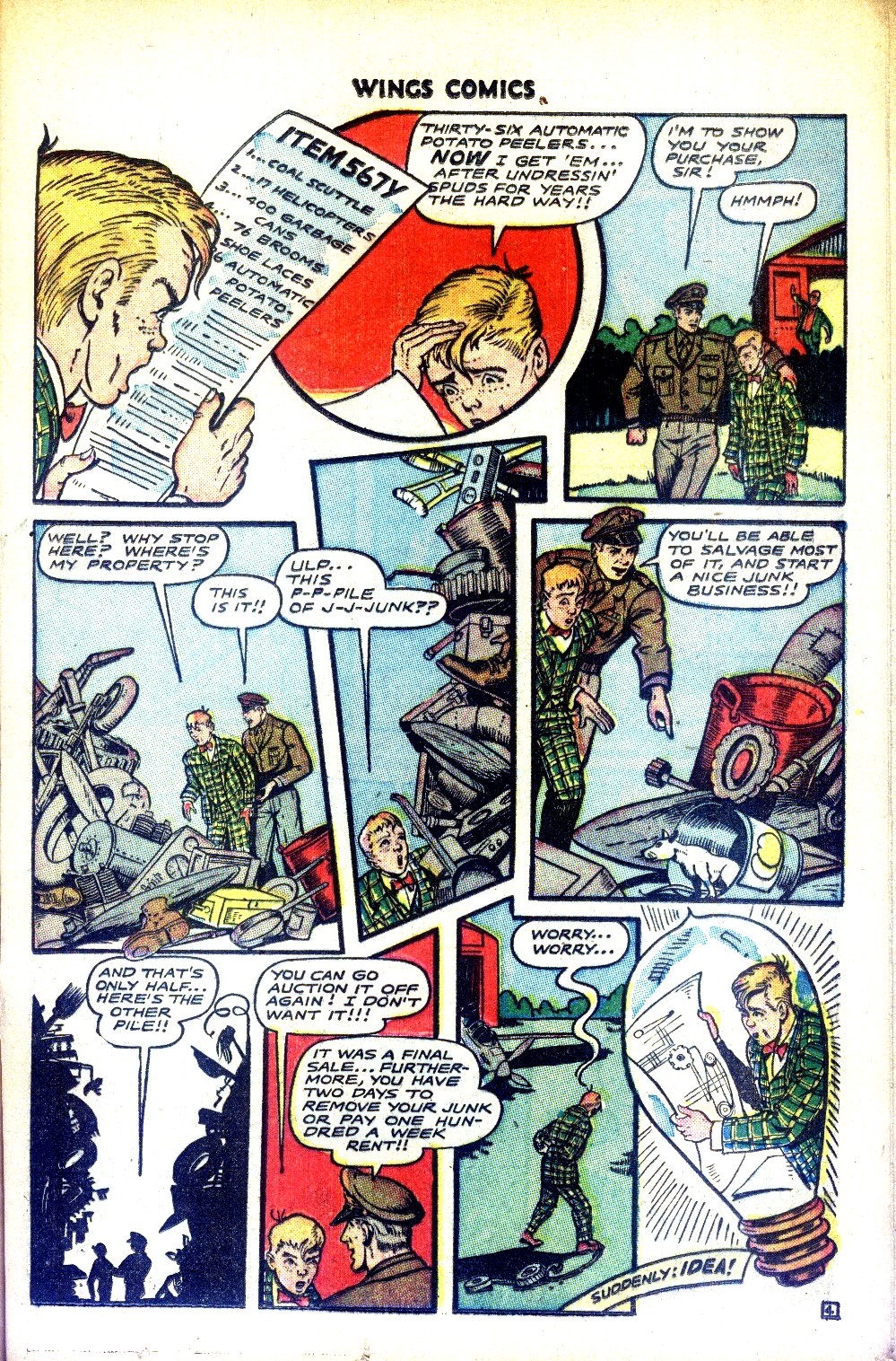 Read online Wings Comics comic -  Issue #68 - 23